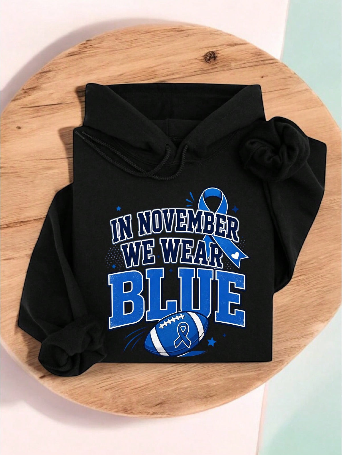 In November We Wear Blue Hoodie