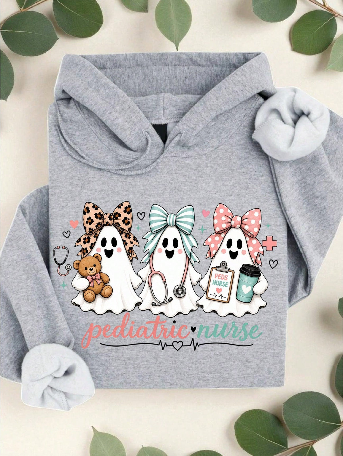 Pediatric Nurse Ghost Hoodie