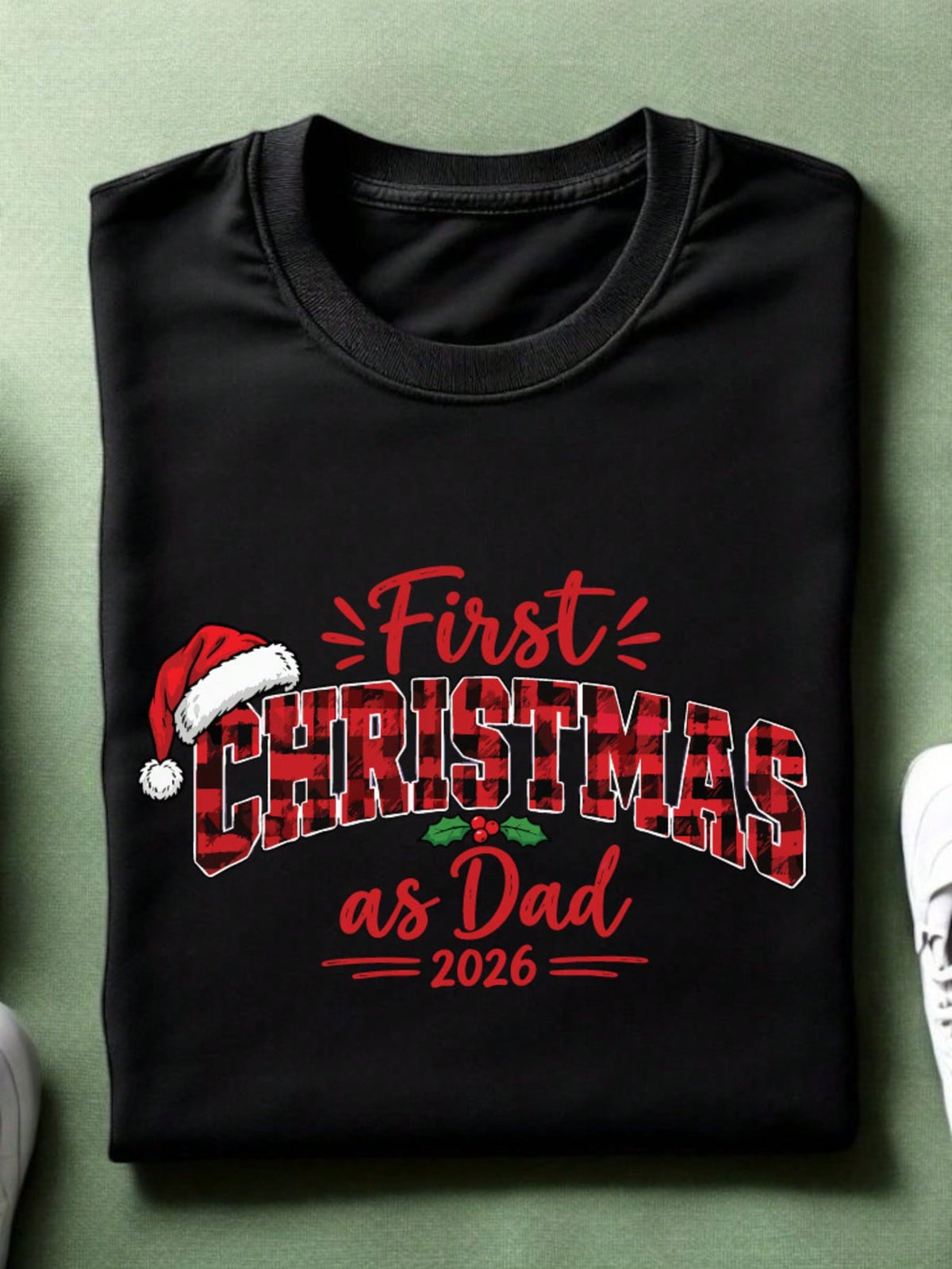 1PC First Christmas As Dad And Mom Unisex T-Shirt
