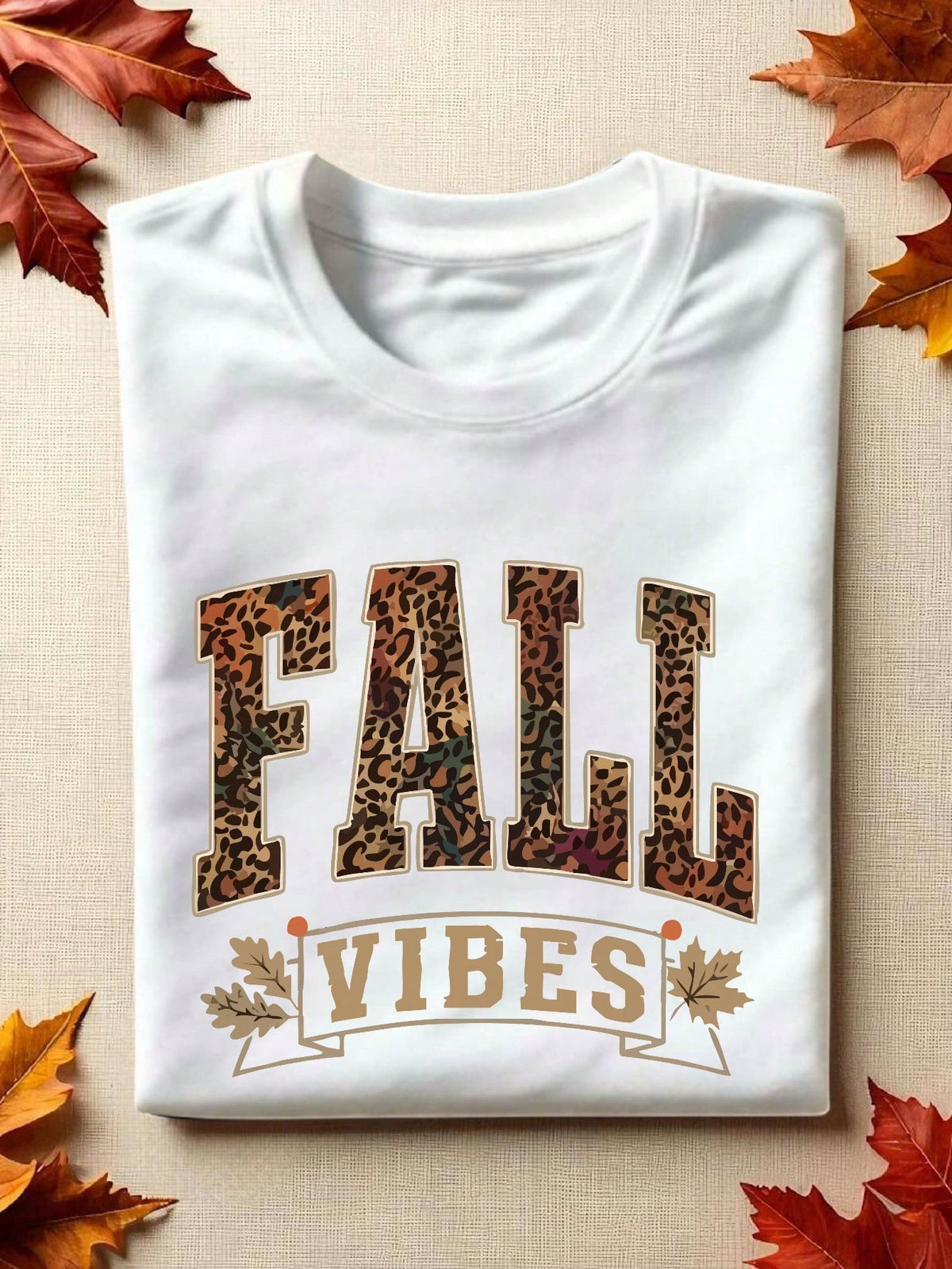 Leopard Fall Vibes T-Shirt