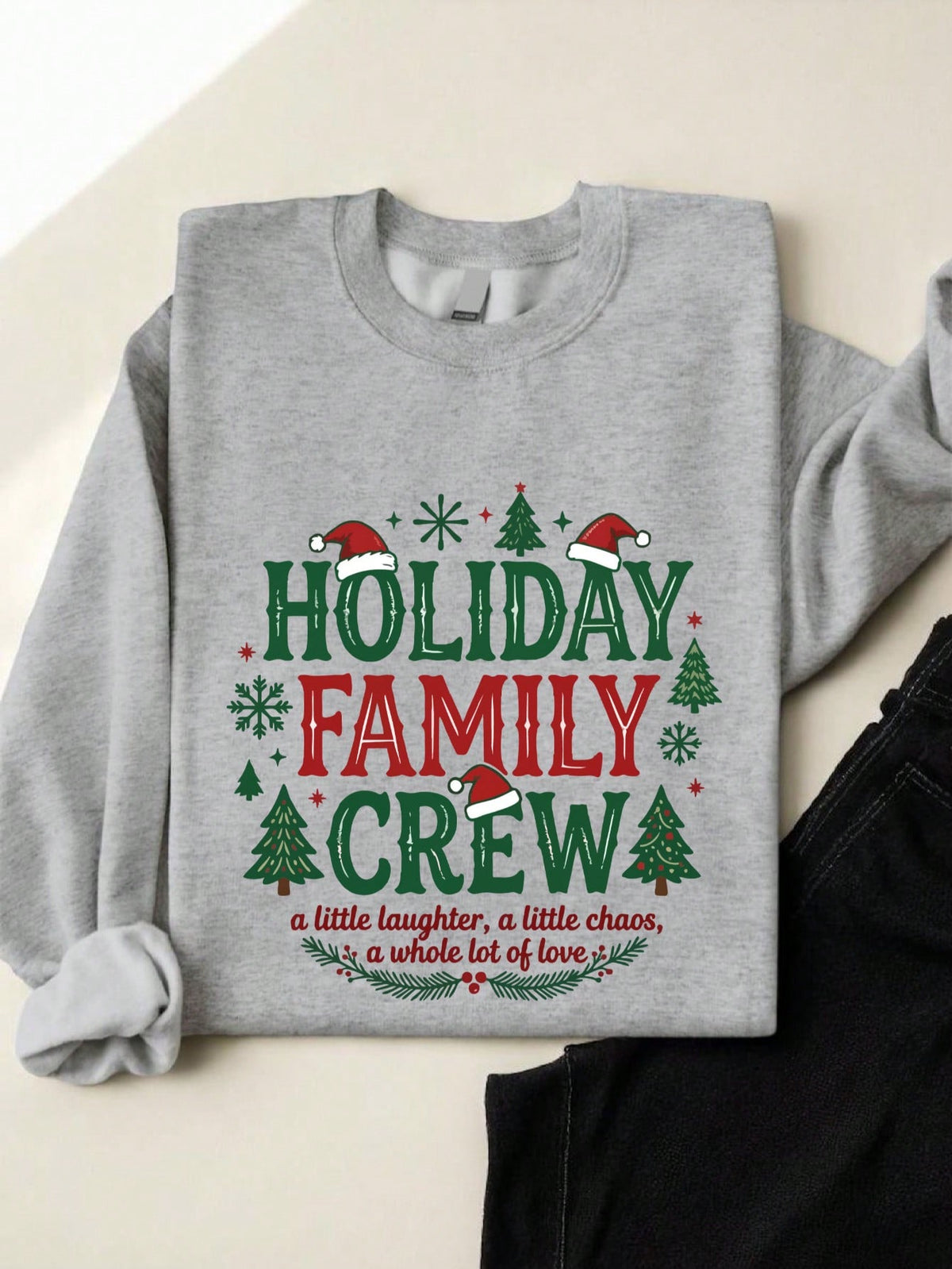 Holiday Family Crew Sweatshirt