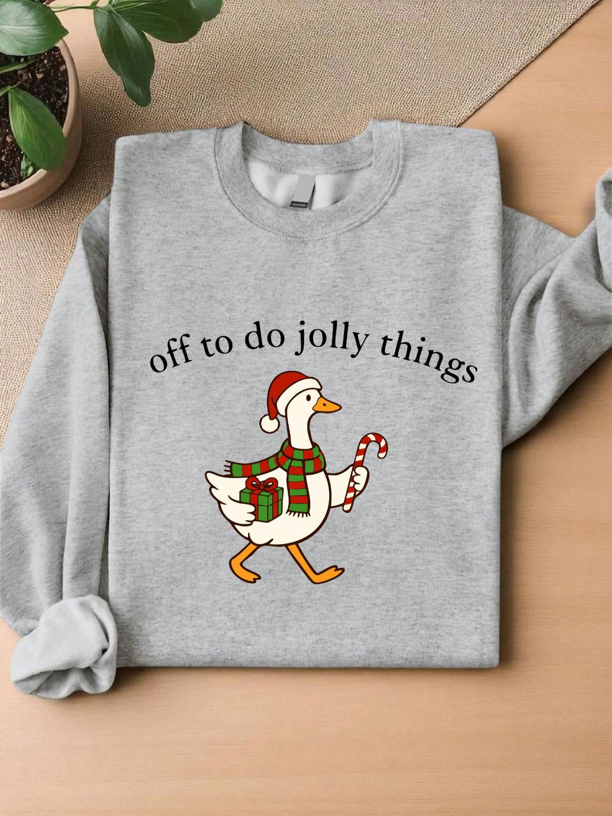 Off To Do Jolly Things Sweatshirt