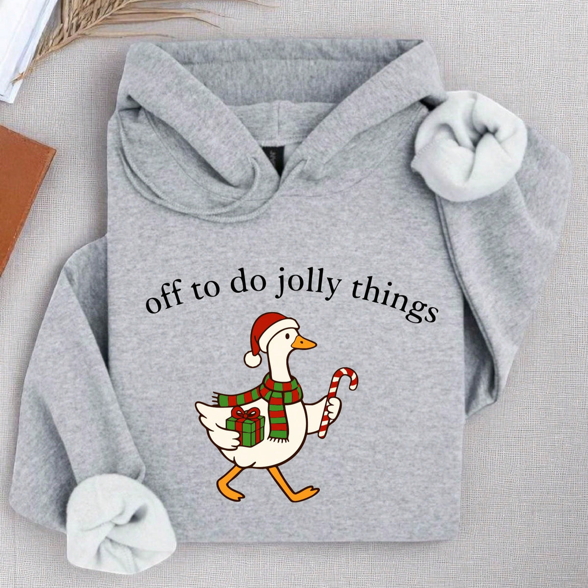 Off To Do Jolly Things Hoodie