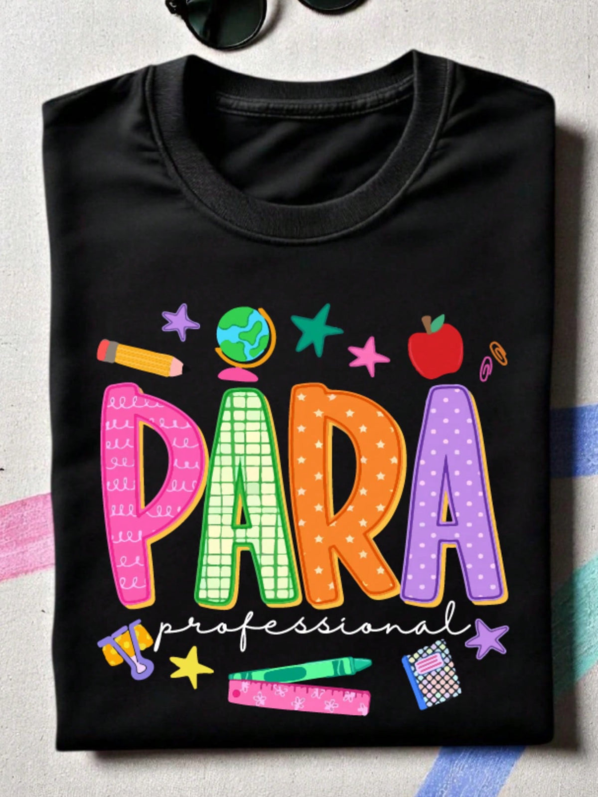 Paraprofessional Floral T-Shirt