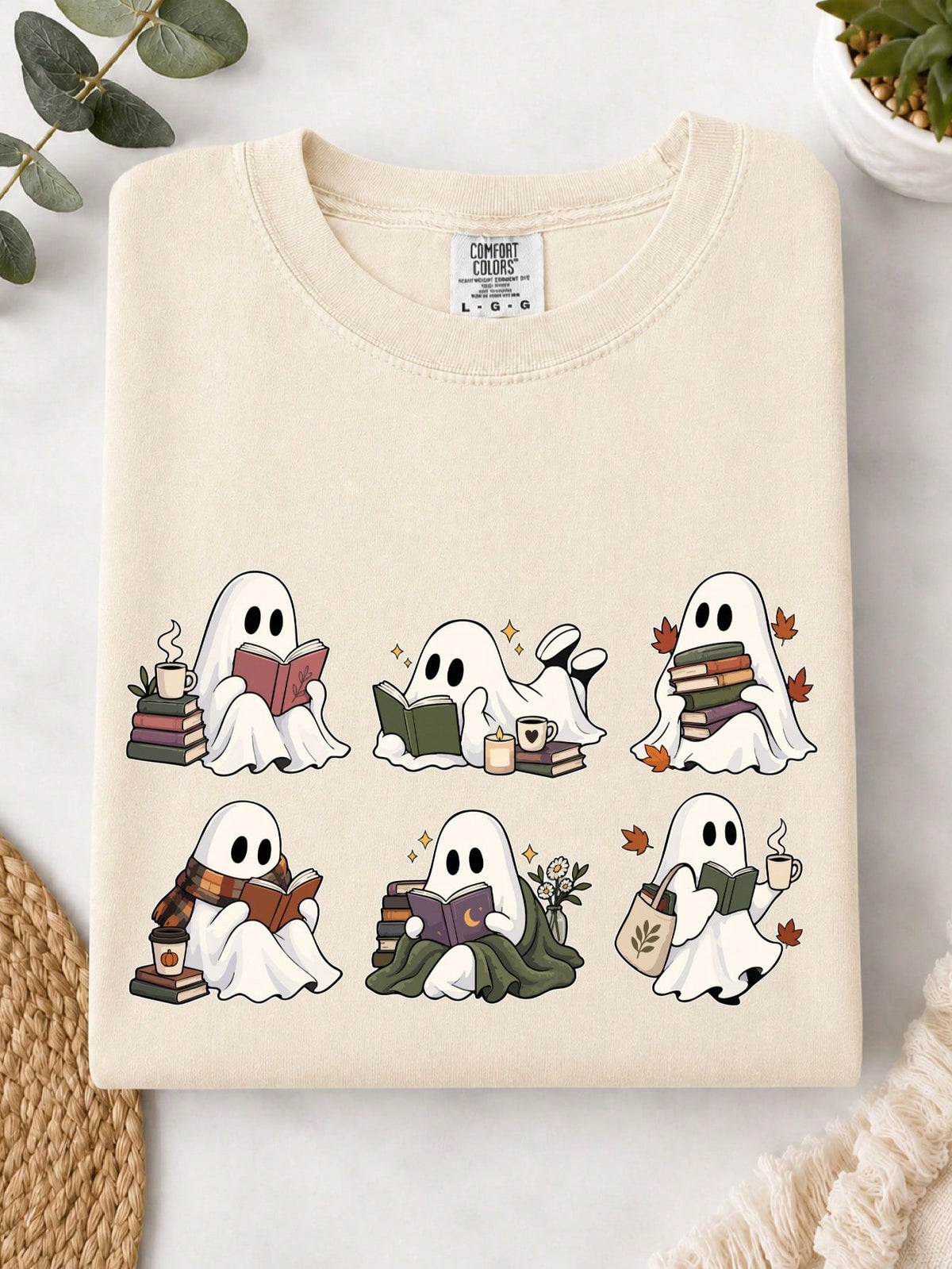 Halloween Book Shelf T-Shirt