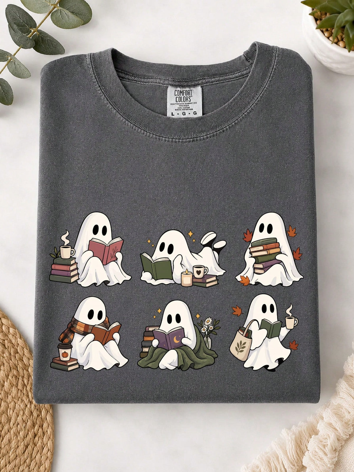 Halloween Book Shelf T-Shirt