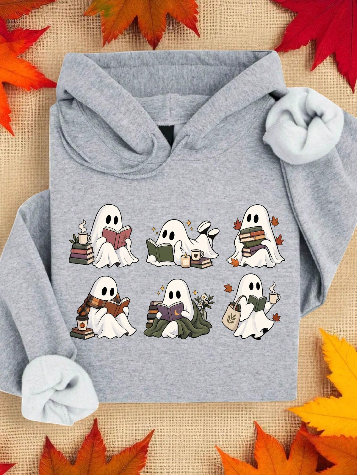 Halloween Book Shelf Hoodie