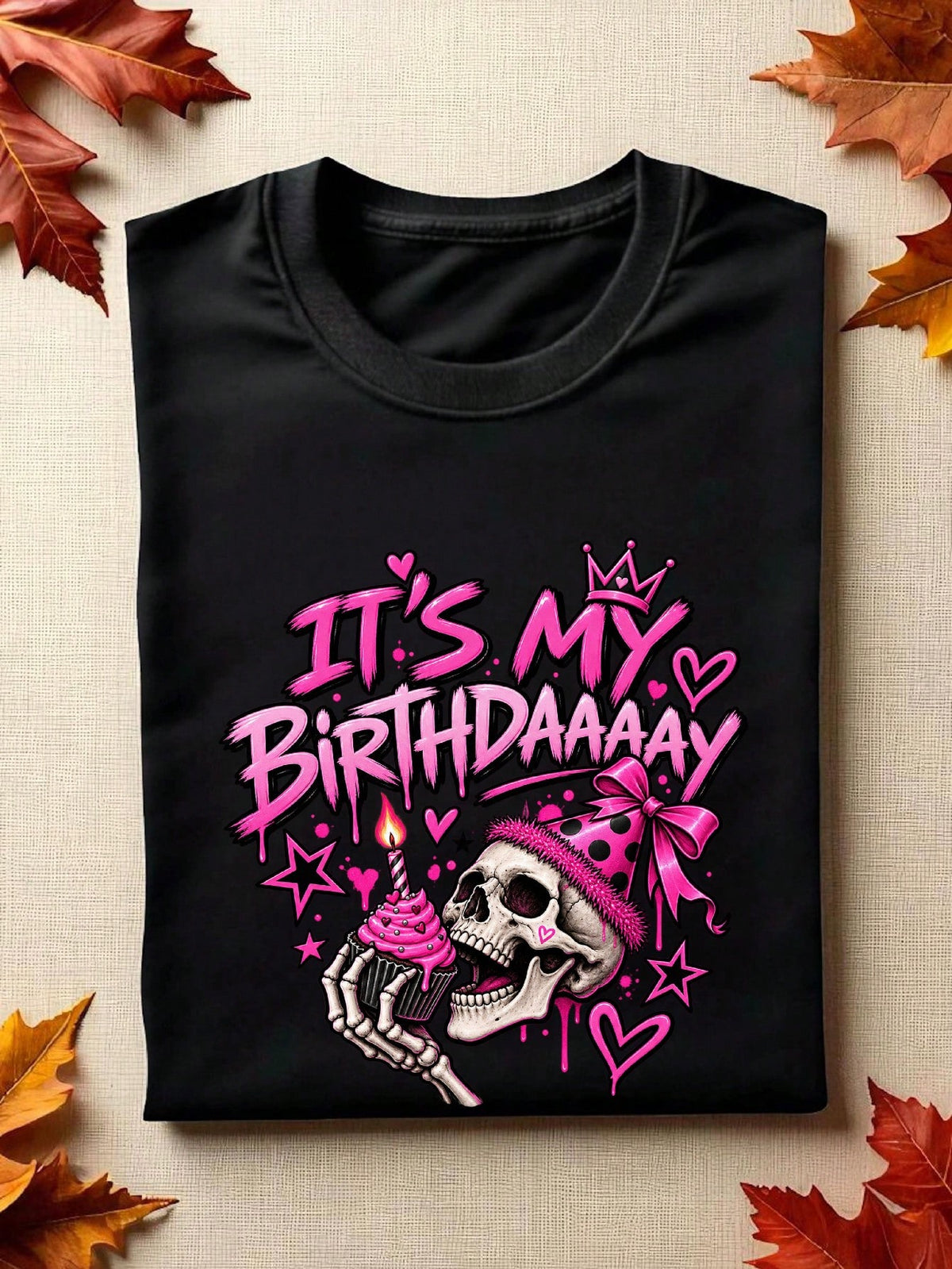 It's My Birthday Skeleton T-Shirt