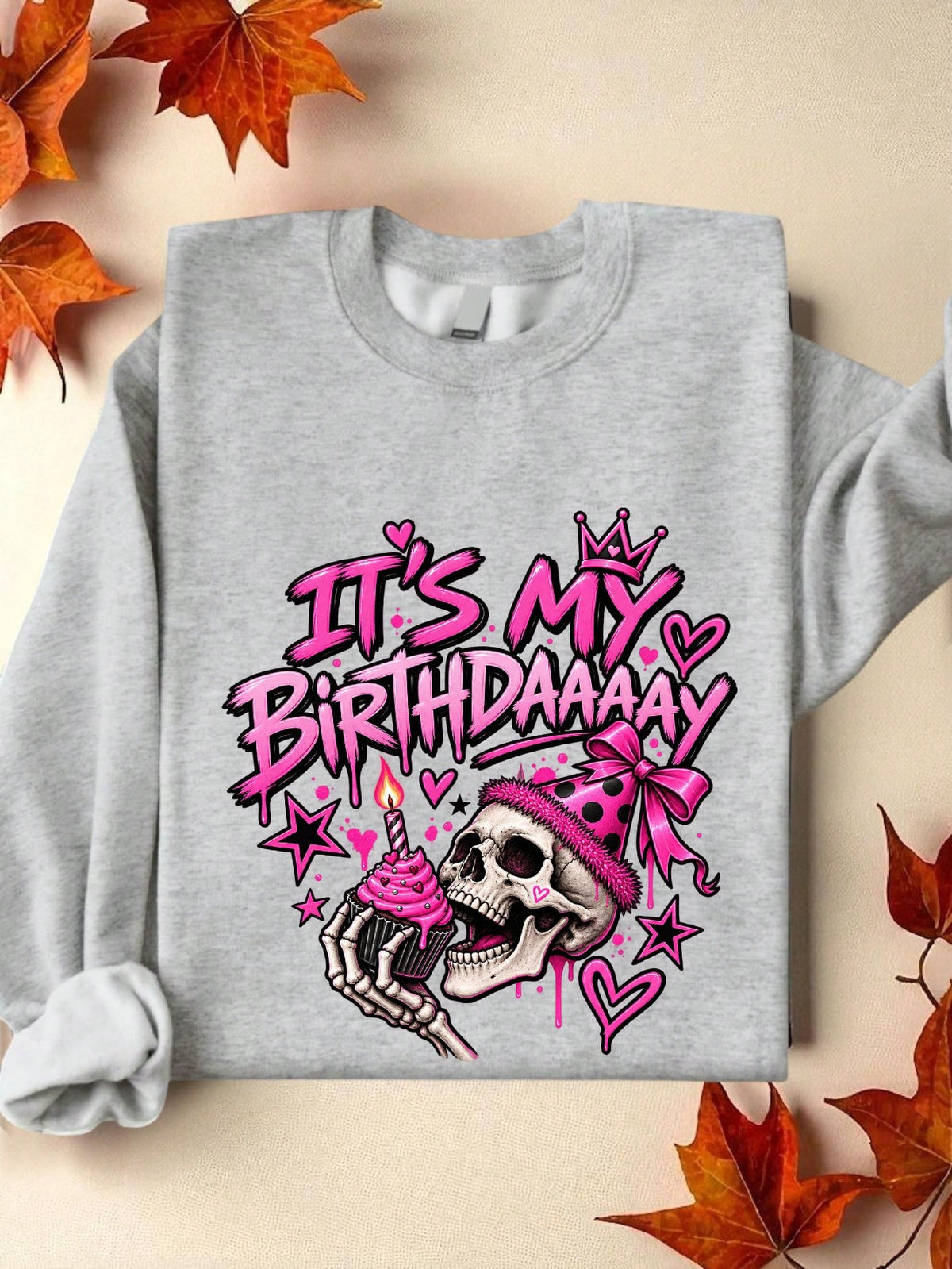 It's My Birthday Skeleton Sweatshirt