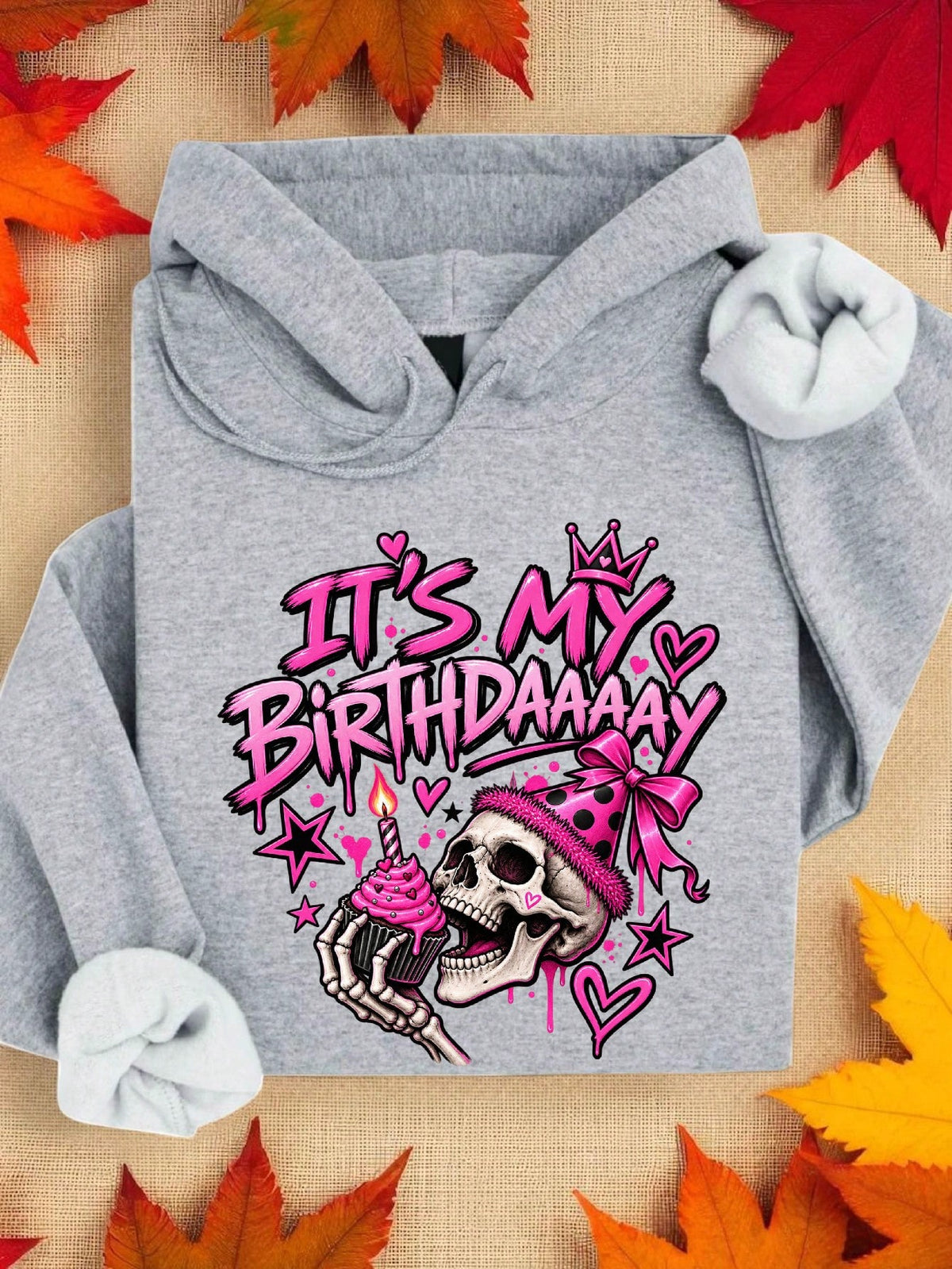 It's My Birthday Skeleton Hoodie