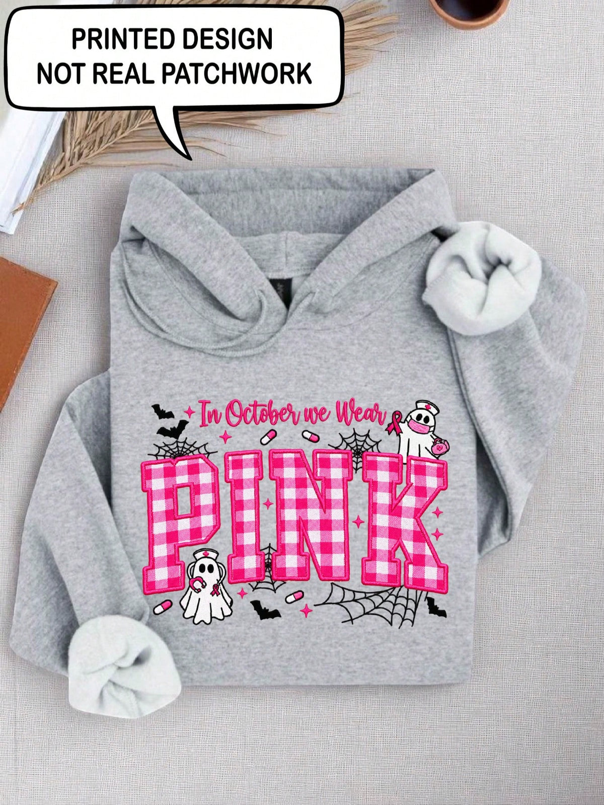 In October Wear Pink Hoodie