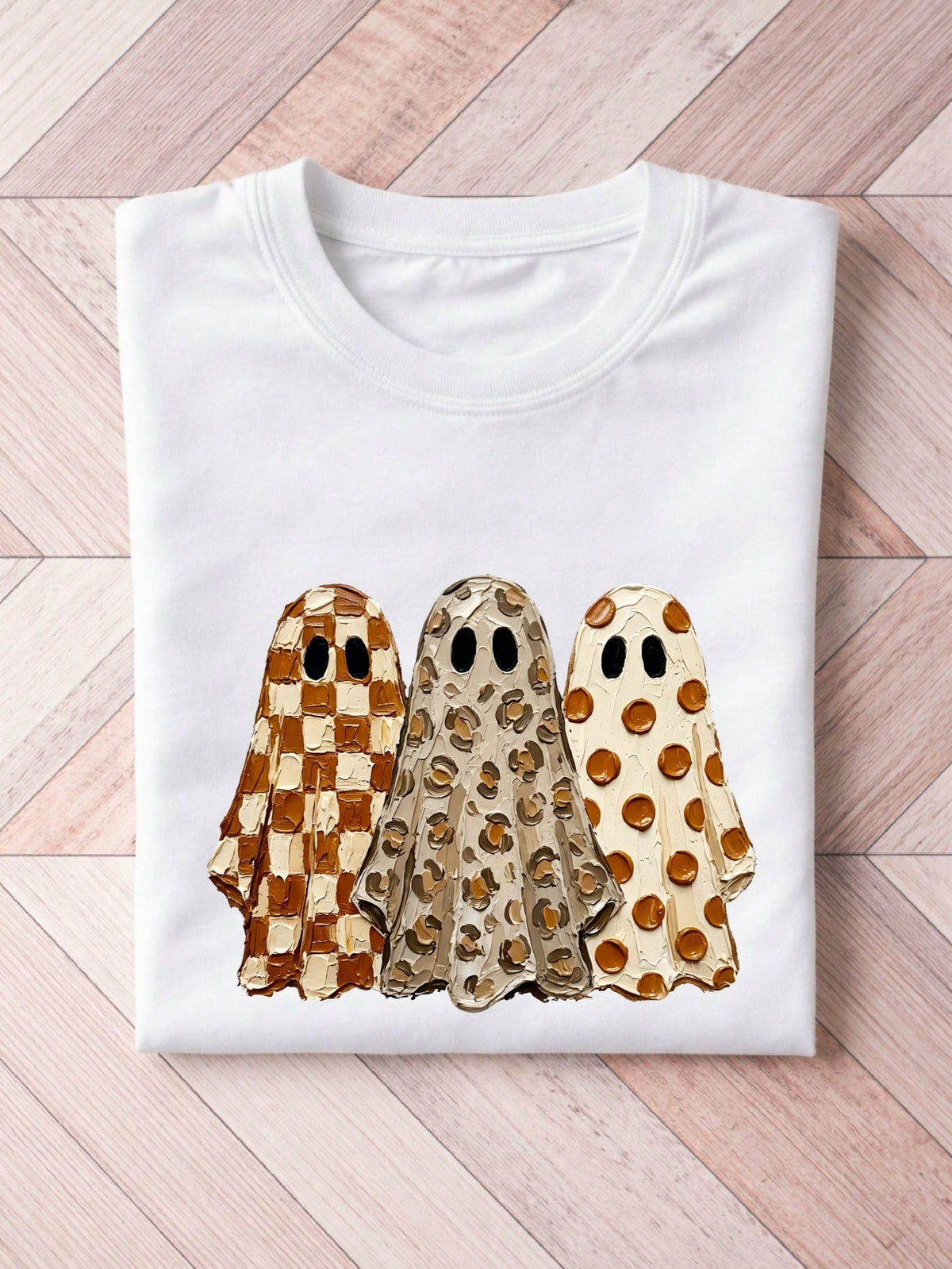 Cute Halloween Ghost Trio T-Shirt