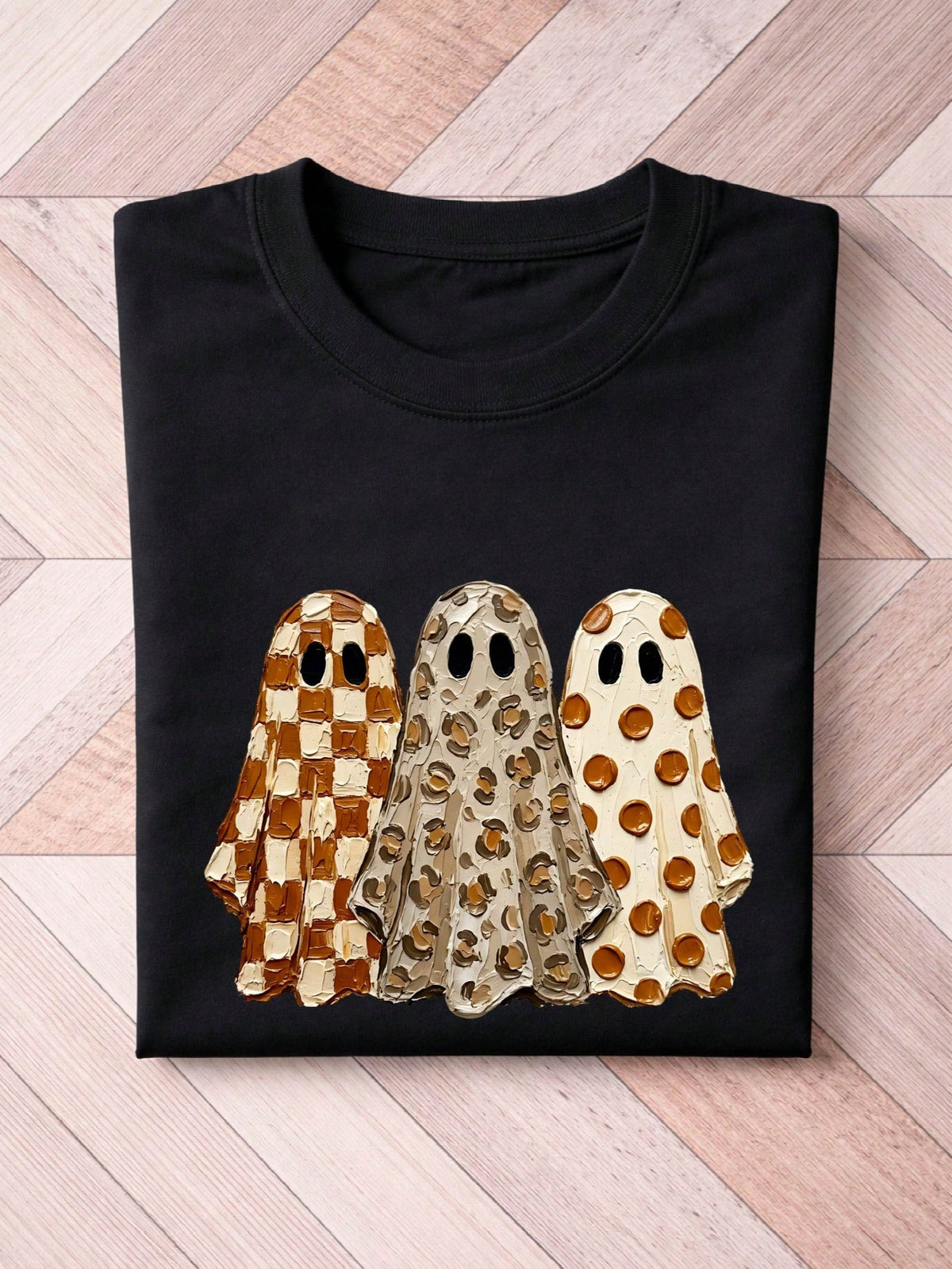 Cute Halloween Ghost Trio T-Shirt