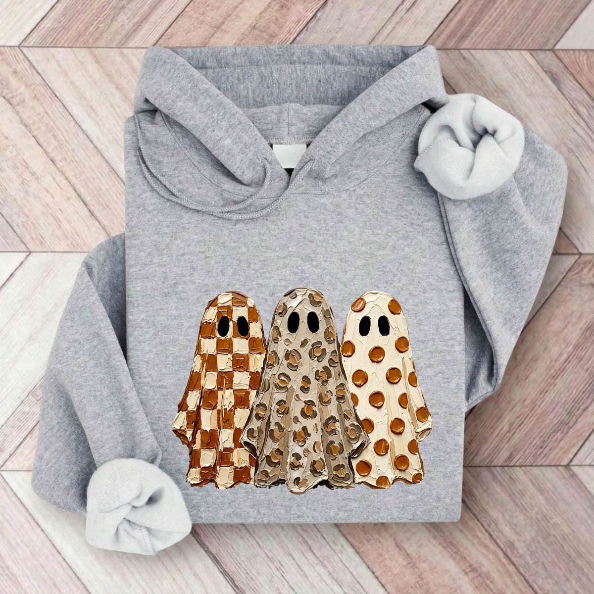Cute Halloween Ghost Trio Hoodie