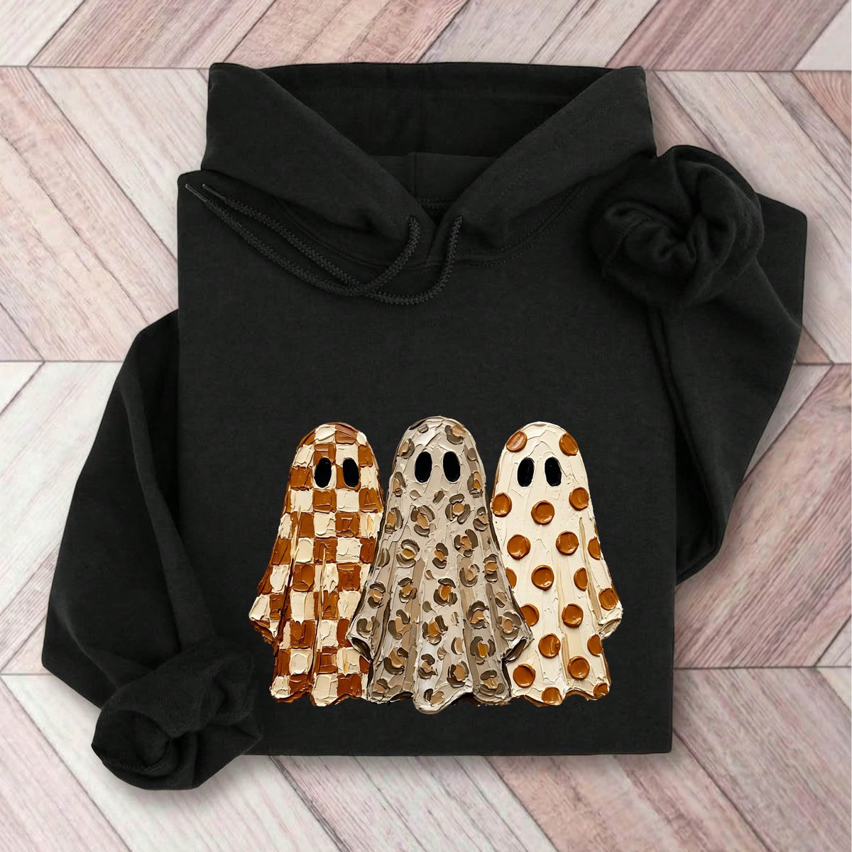 Cute Halloween Ghost Trio Hoodie