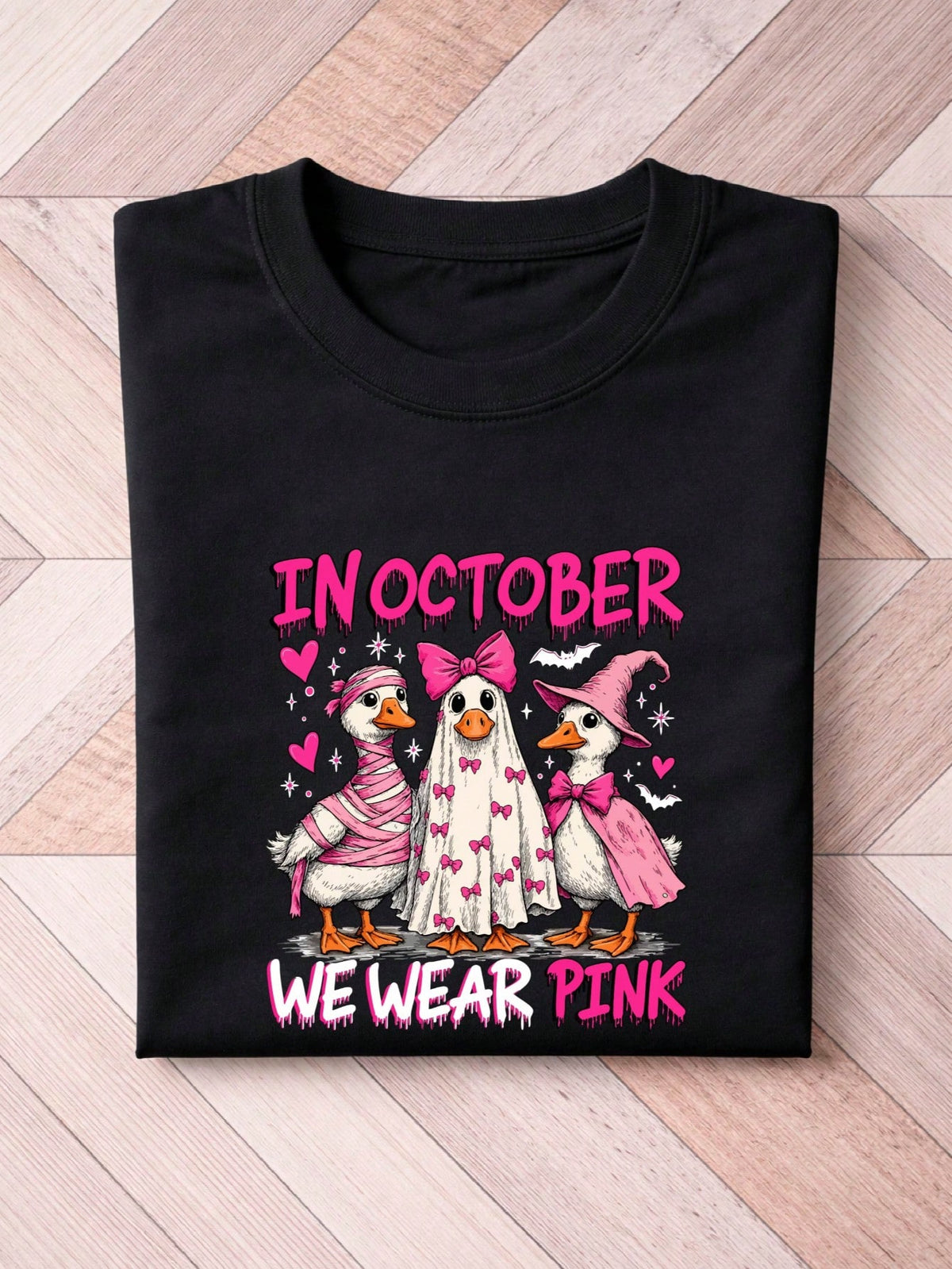 In October We Wear Pink T-Shirt