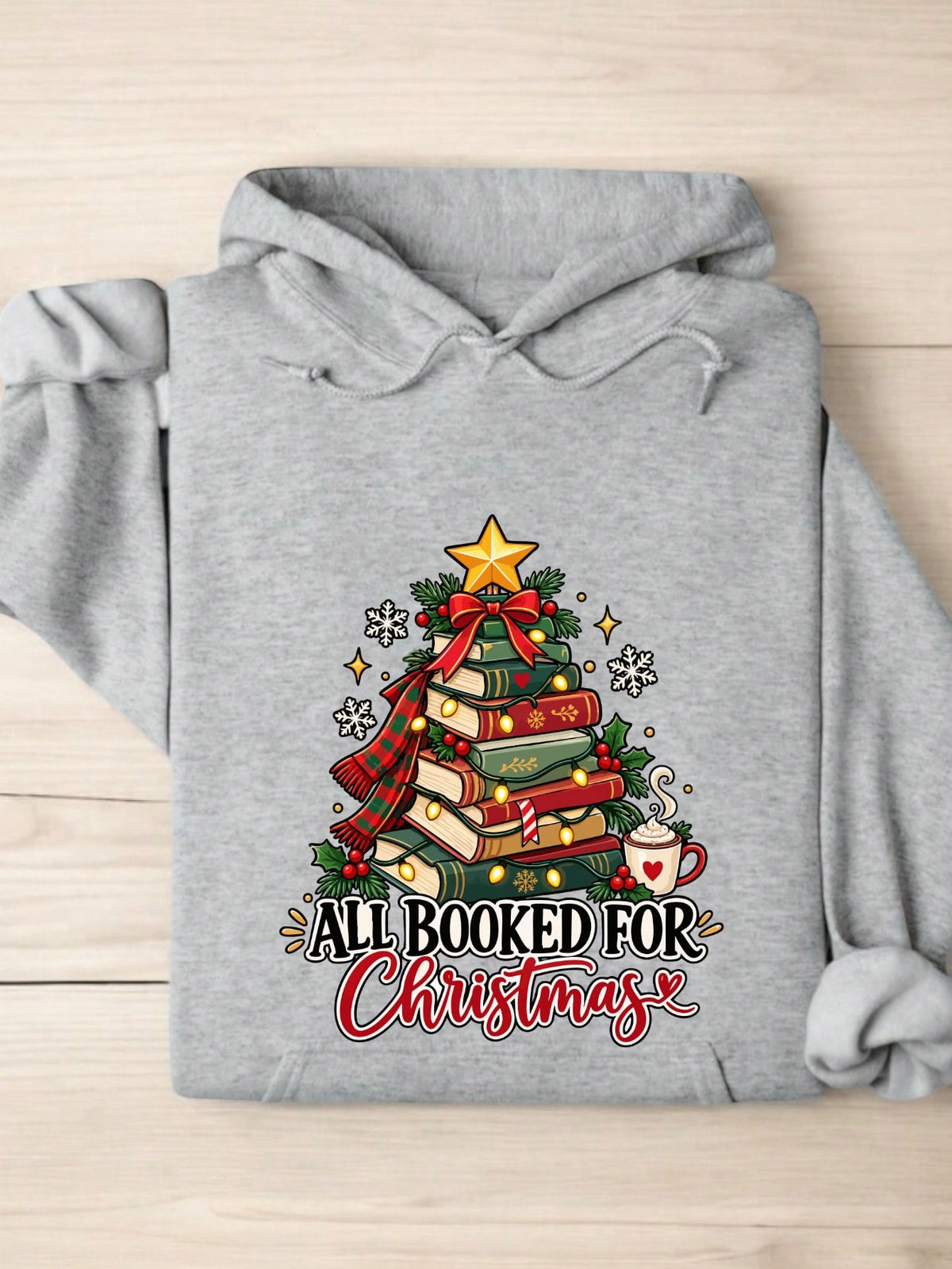All Booked For Christmas Hoodie