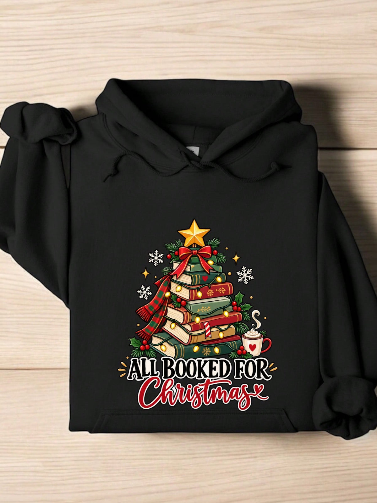 All Booked For Christmas Hoodie