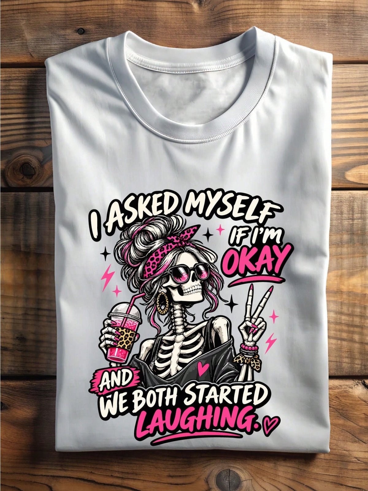 I Asked Myself If I'm Okay Skeleton T-Shirt