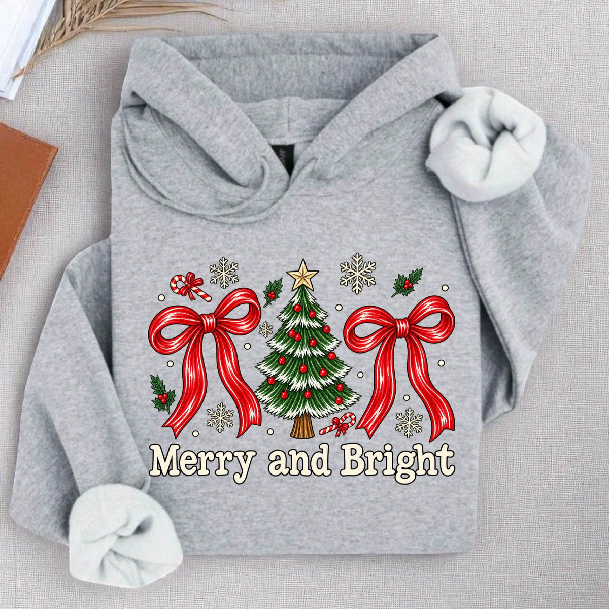Merry And Bright Hoodie