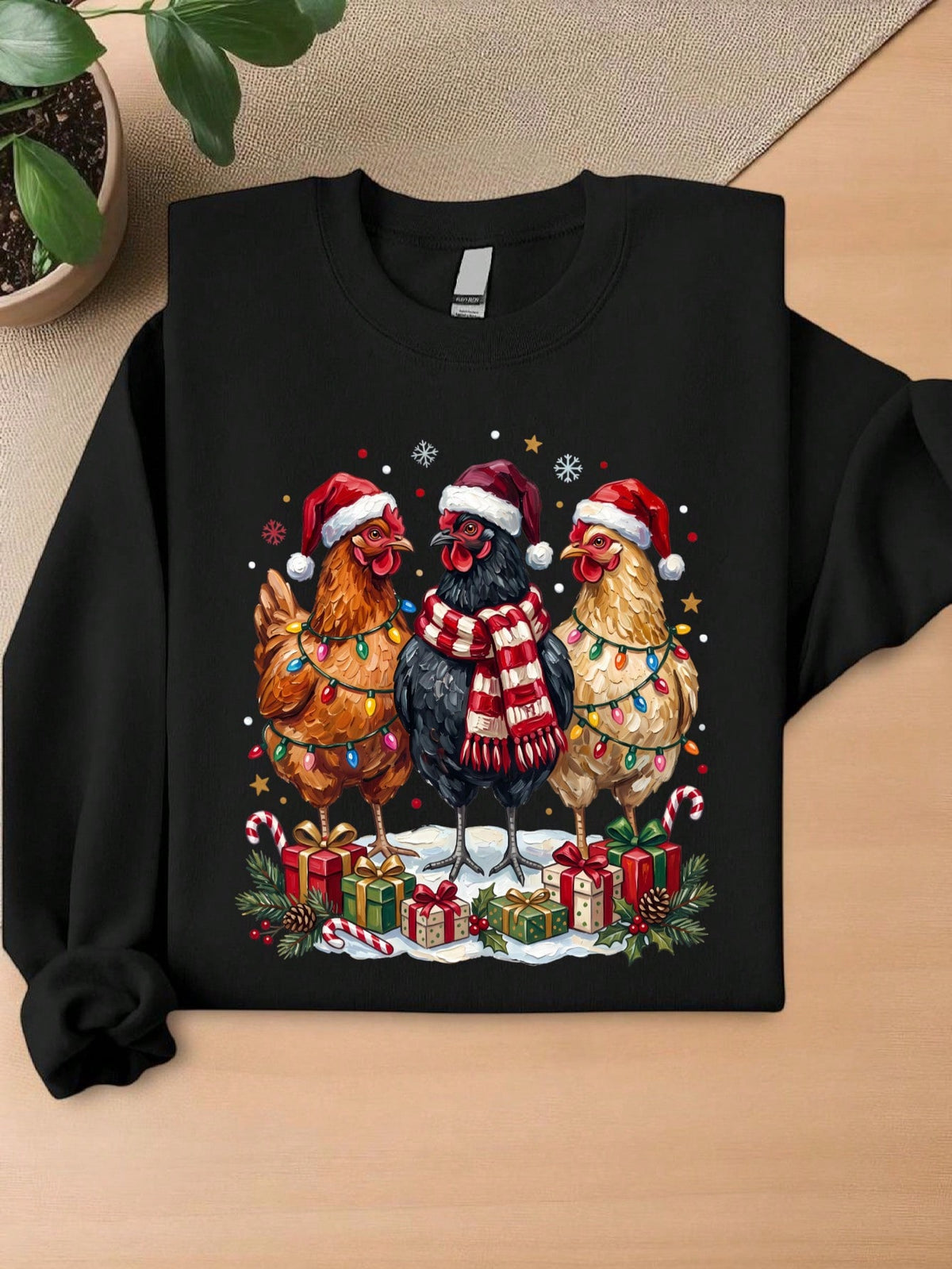 Christmas Chicken Sweatshirt
