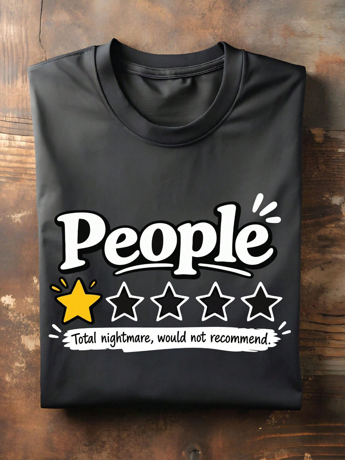 People One Star Review T-Shirt