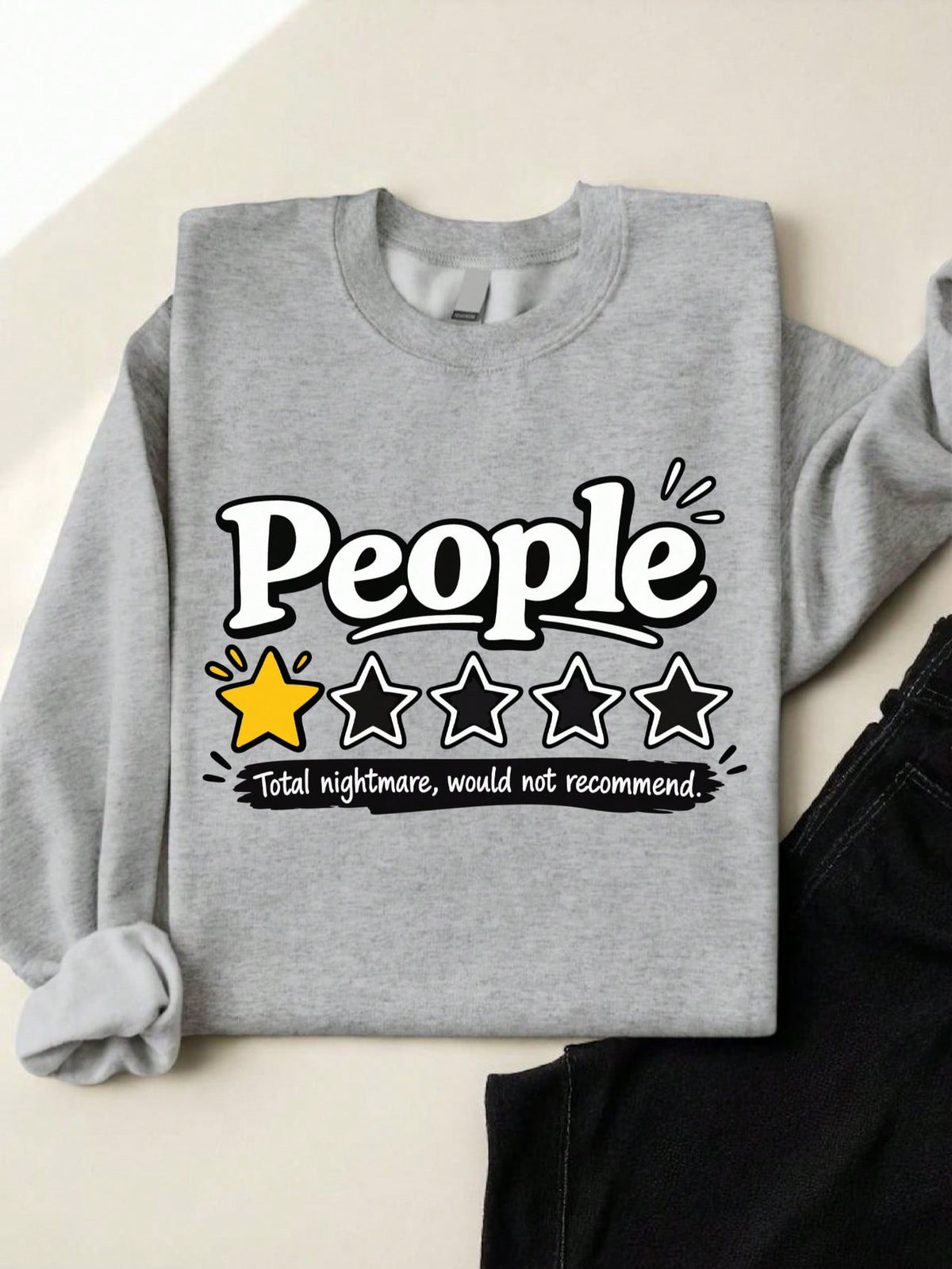 People One Star Review Sweatshirt