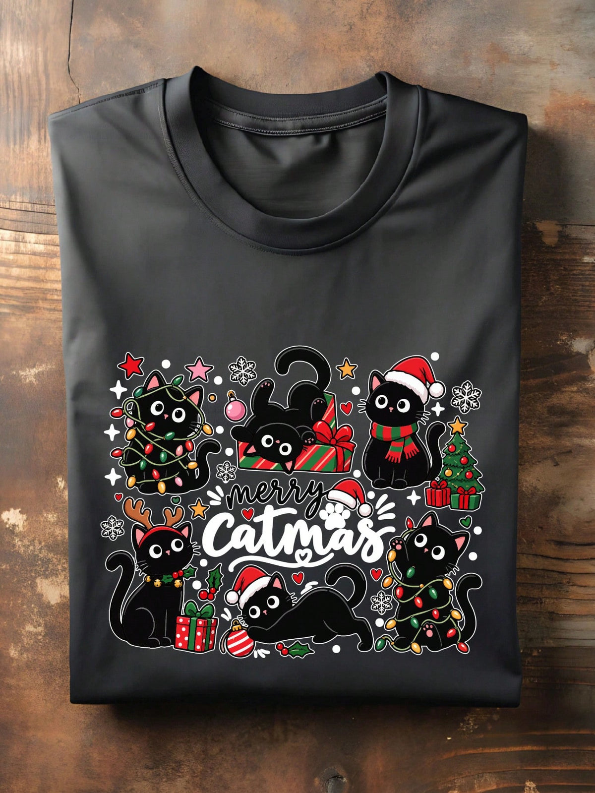 Christmas Cat T-Shirt