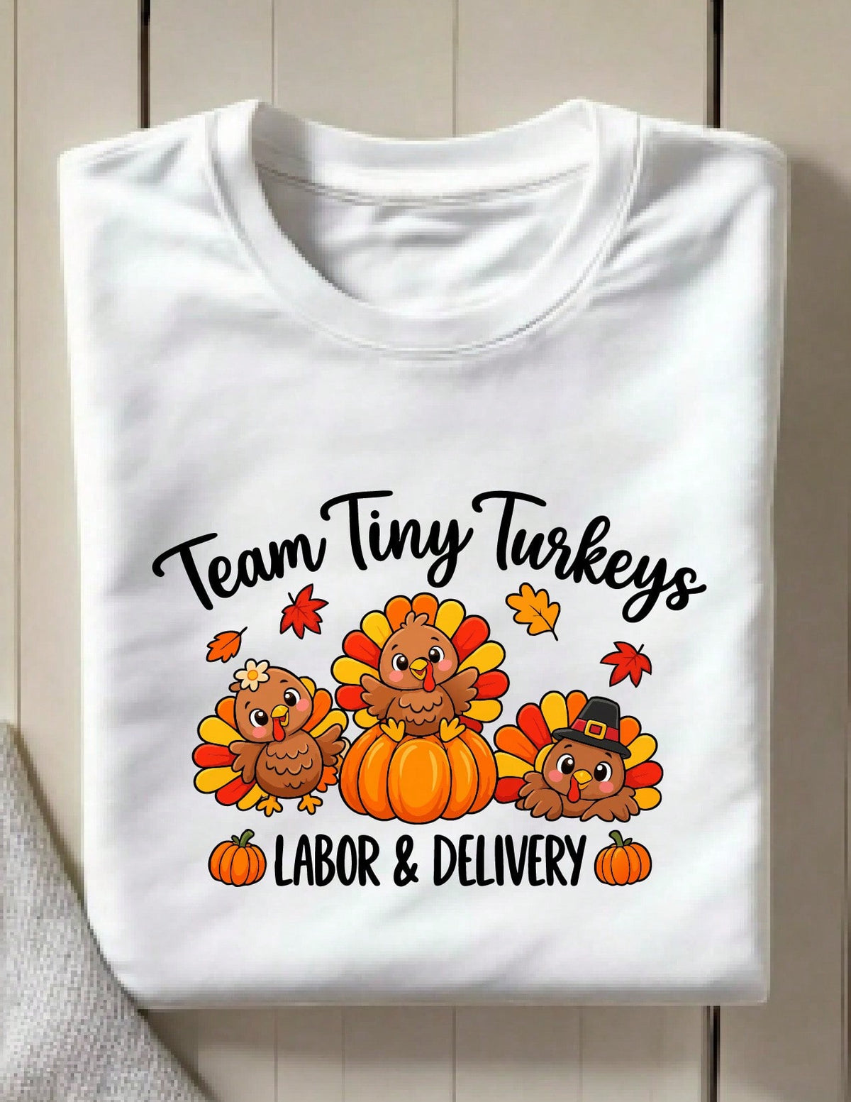 Fall Labor And Delivery Nurse T-Shirt