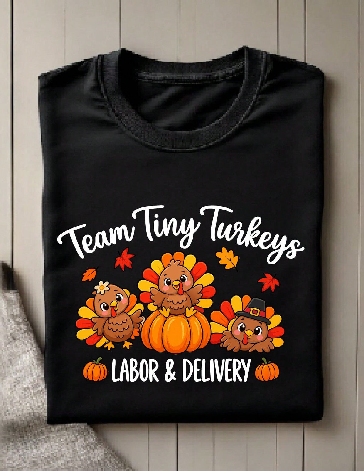 Fall Labor And Delivery Nurse T-Shirt