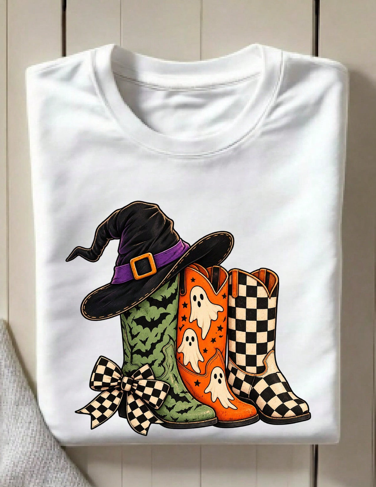 Halloween Cowboy Boots T-Shirt