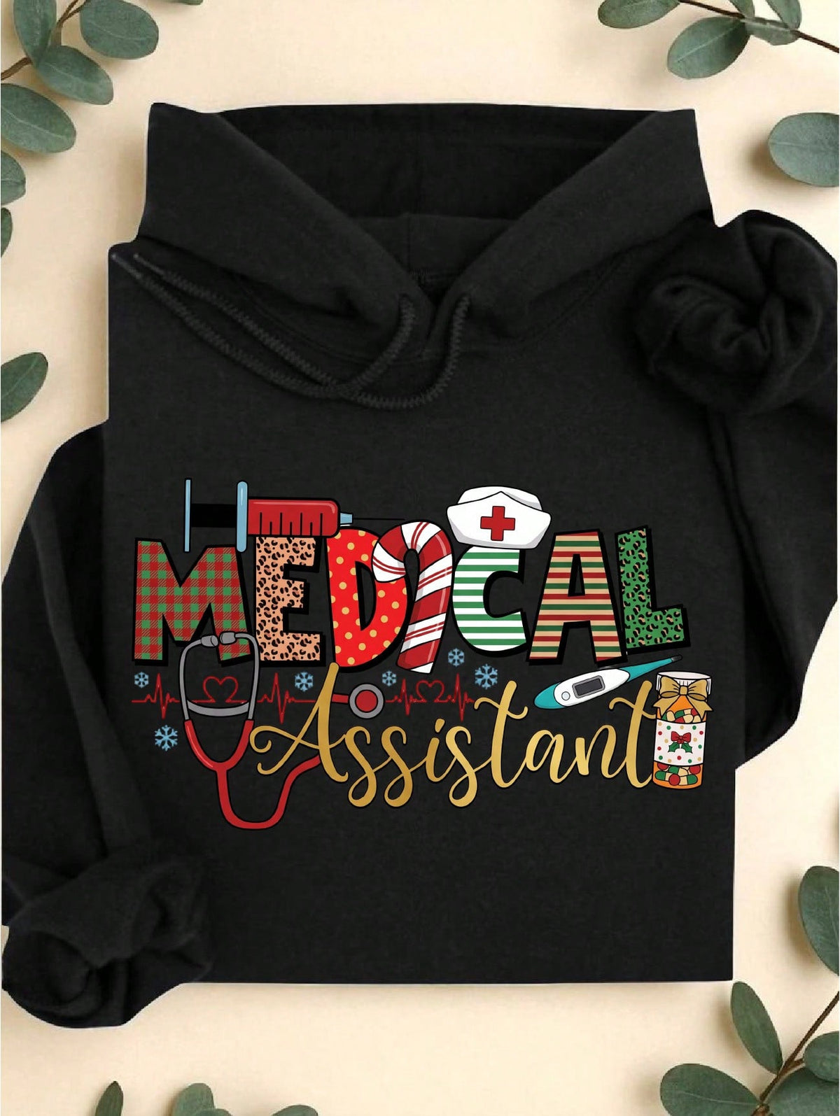 Medical Assistant Christmas Hoodie
