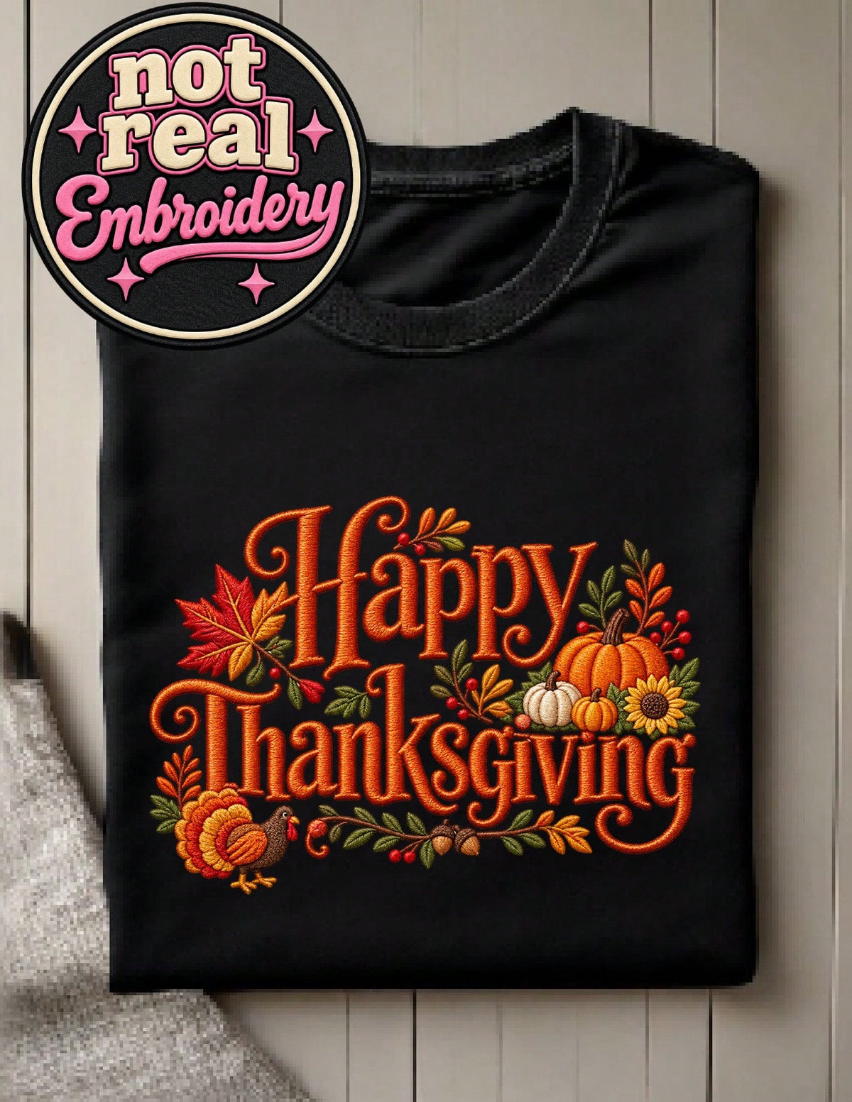 Happy Thanksgiving (DTF Graphic Print) T-Shirt