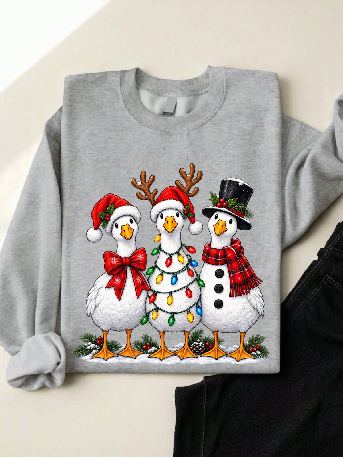 Christmas Goose Sweatshirt