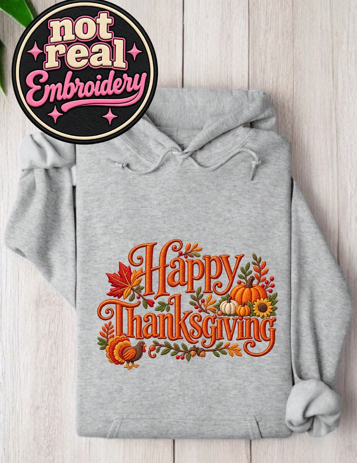 Happy Thanksgiving (DTF Graphic Print) Hoodie