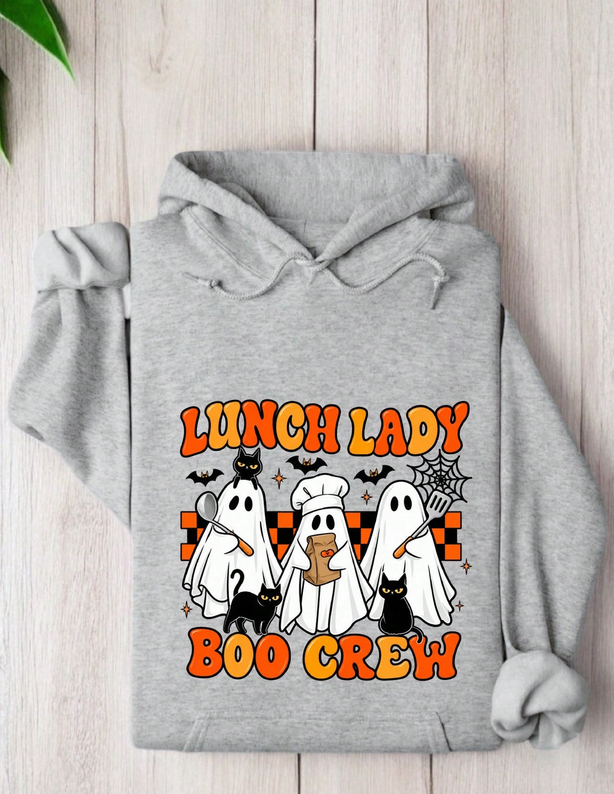 Lunch Lady Boo Crew Hoodie