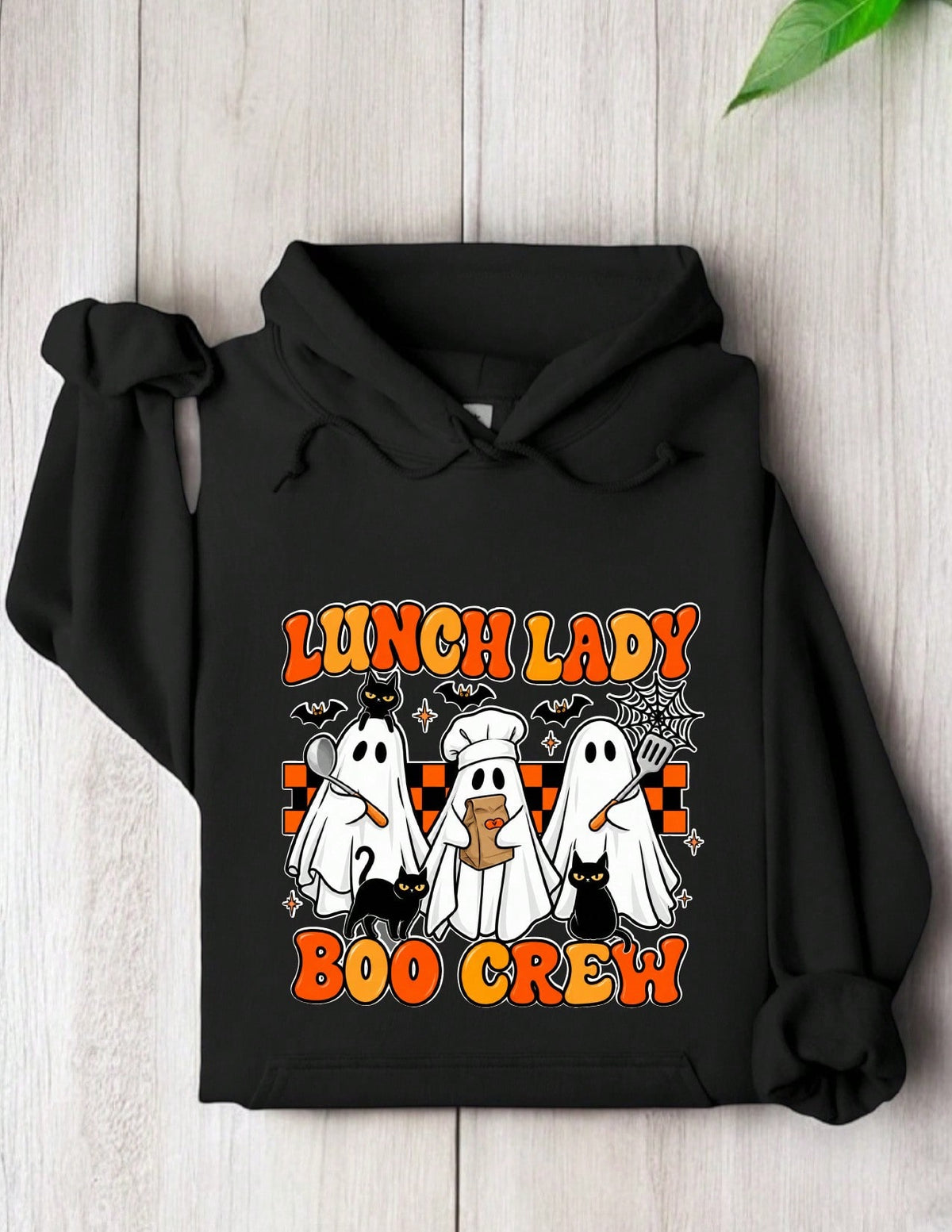 Lunch Lady Boo Crew Hoodie