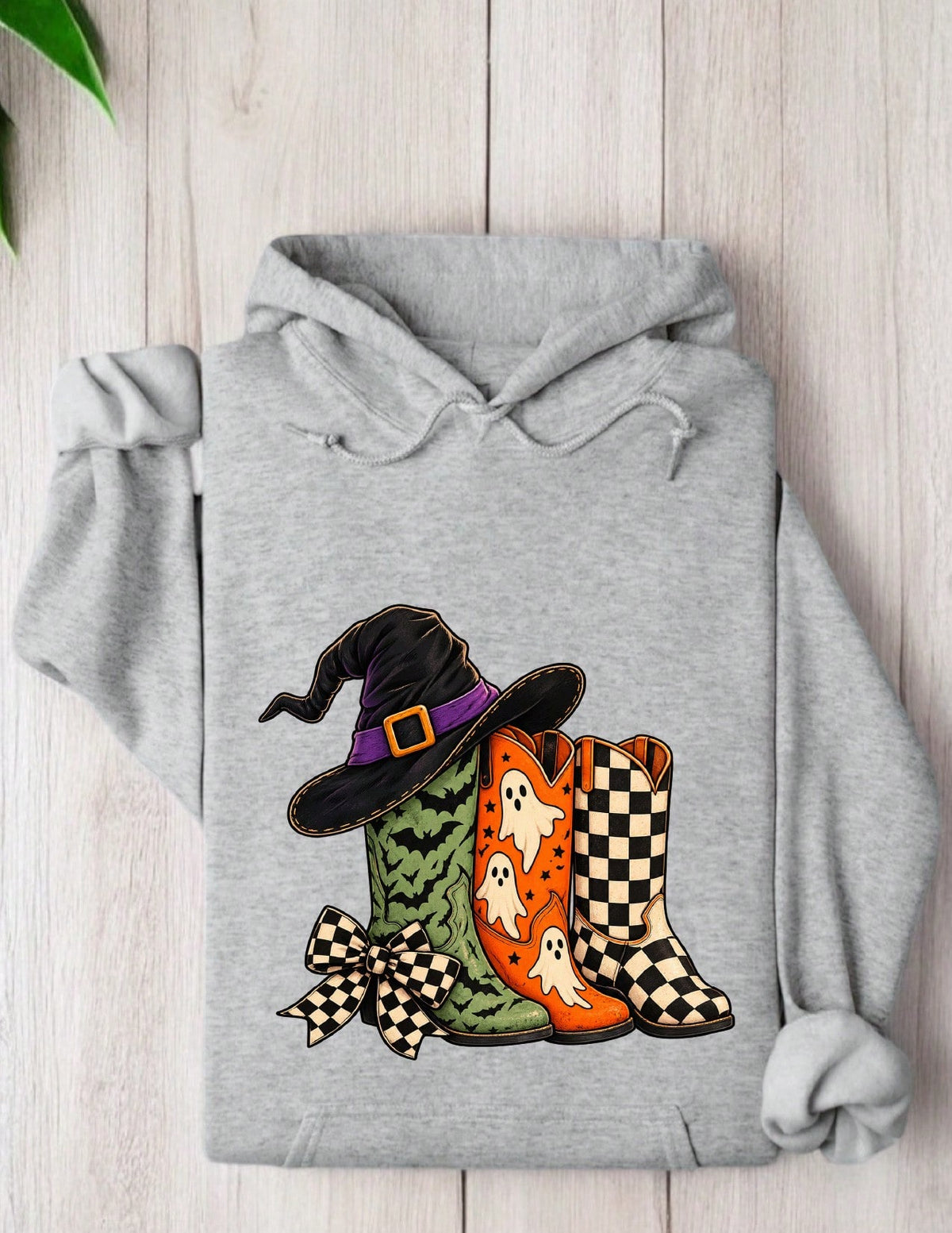 Halloween Cowboy Boots Hoodie