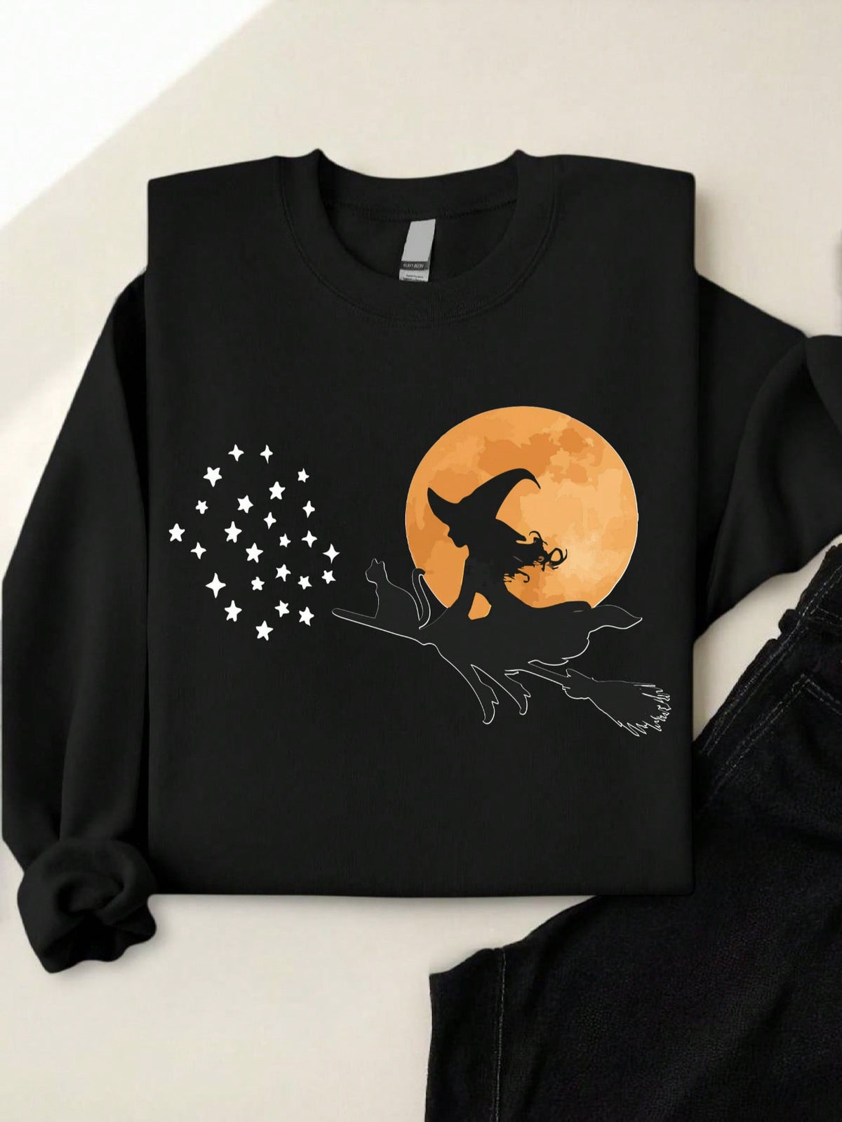 Halloween Witch Sweatshirt Spooky Season Unisex Sweatshirt