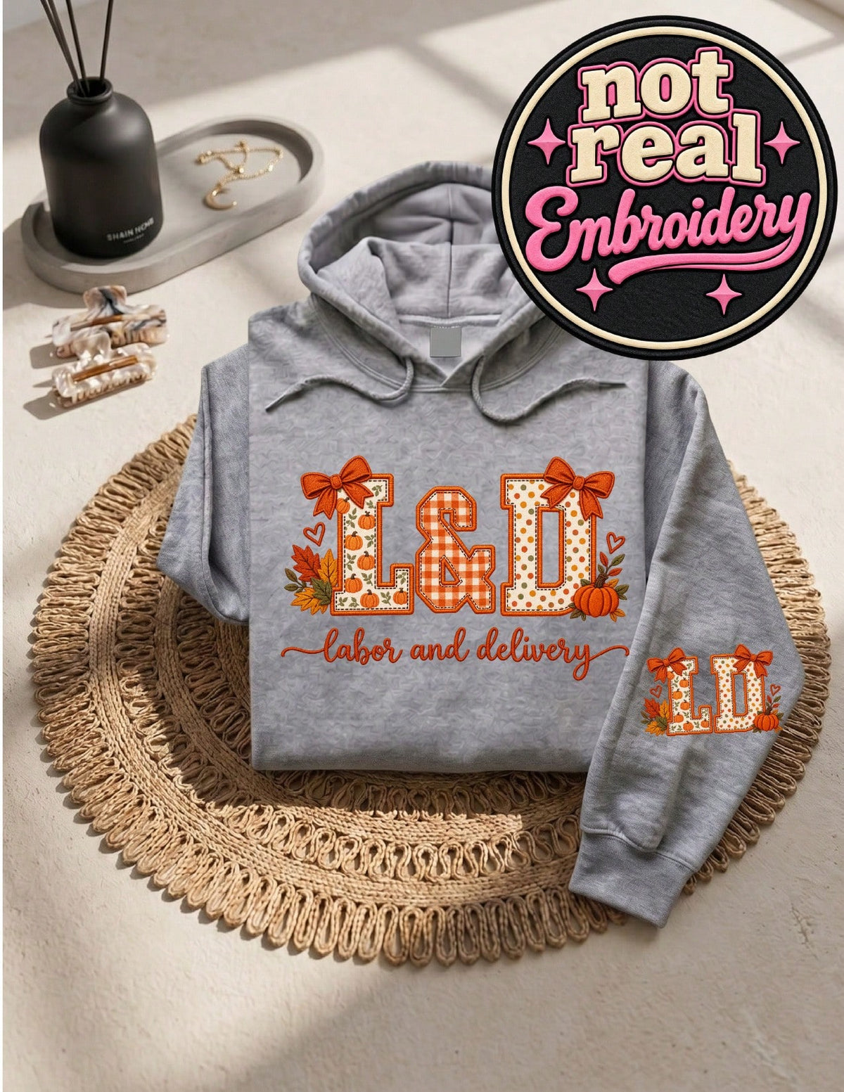 Fall Labor And Delivery (DTF Graphic) Hoodie
