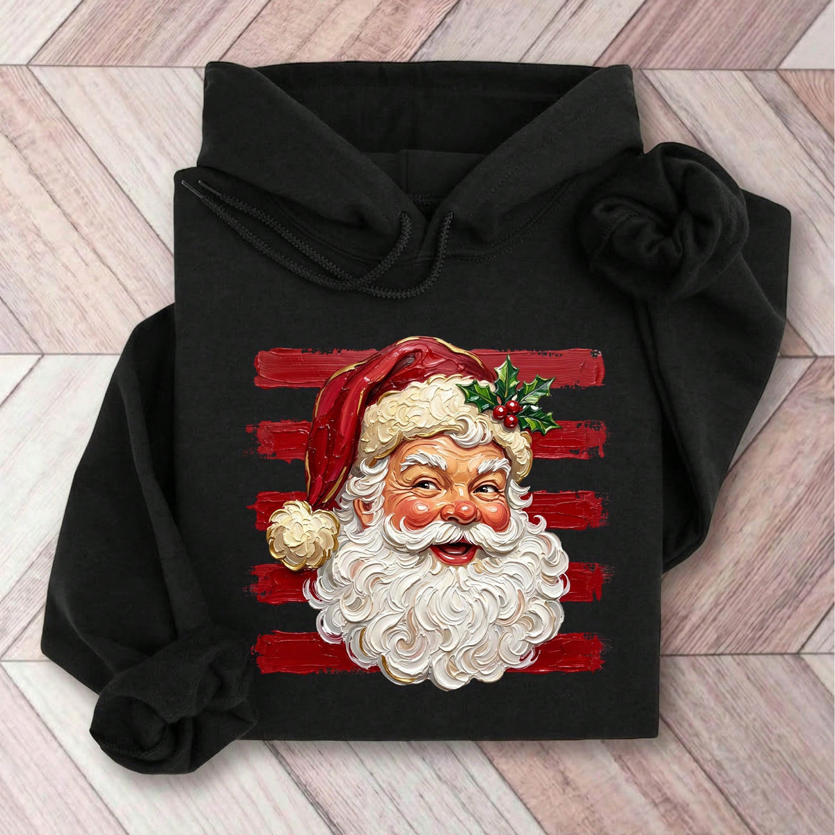 Retro Santa Clause Christmas Hoodie