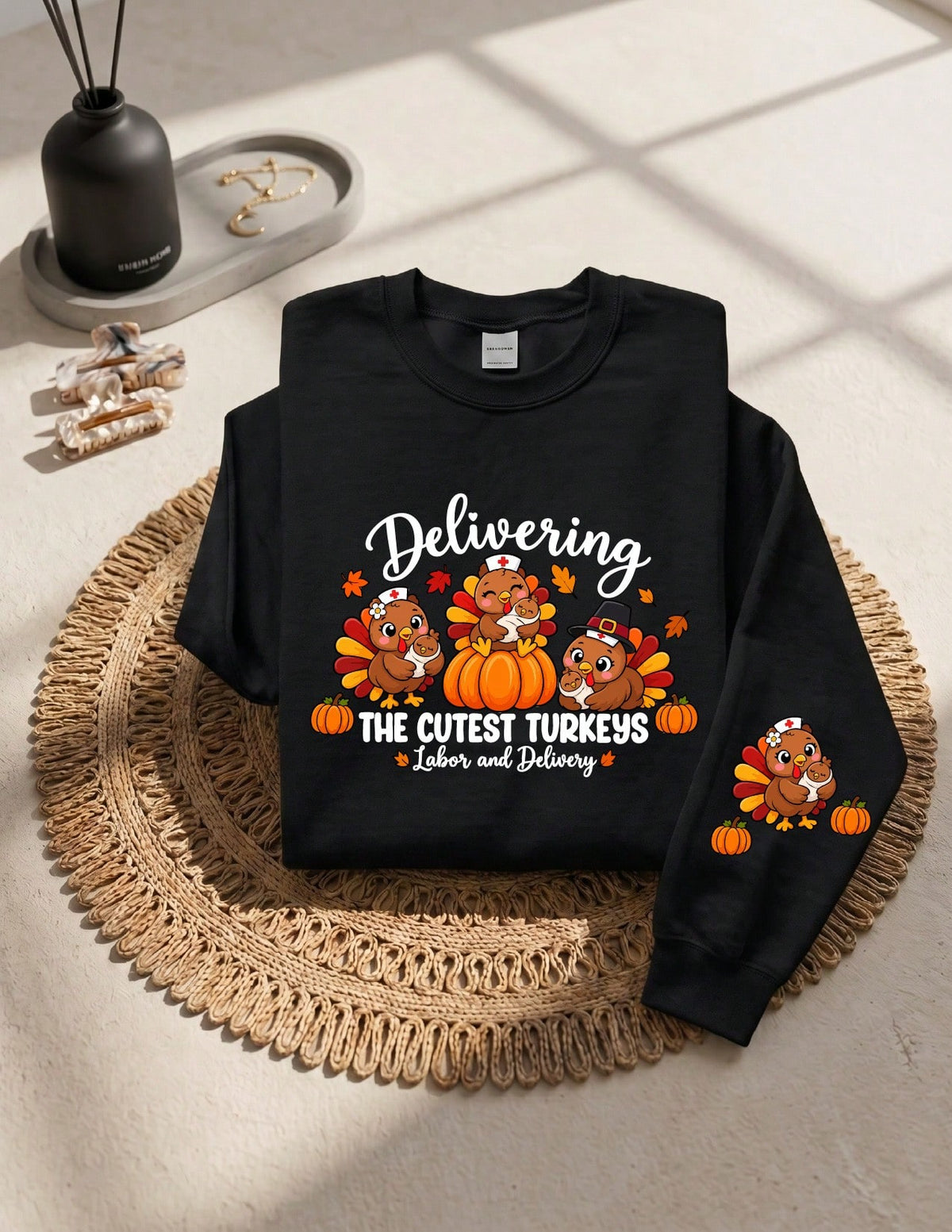 Thanksgiving Labor And Delivery Nurse Sweatshirt