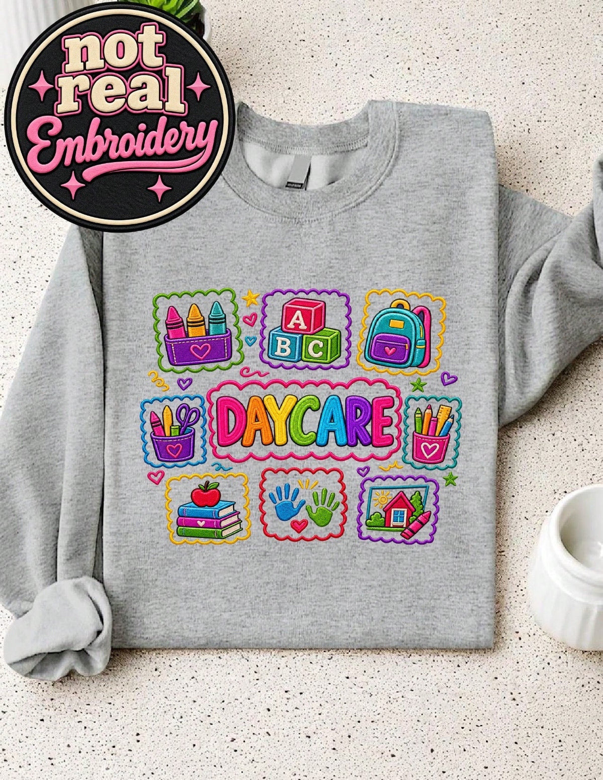 Teacher Team Daycare Crew (DTF Graphic) Sweatshirt