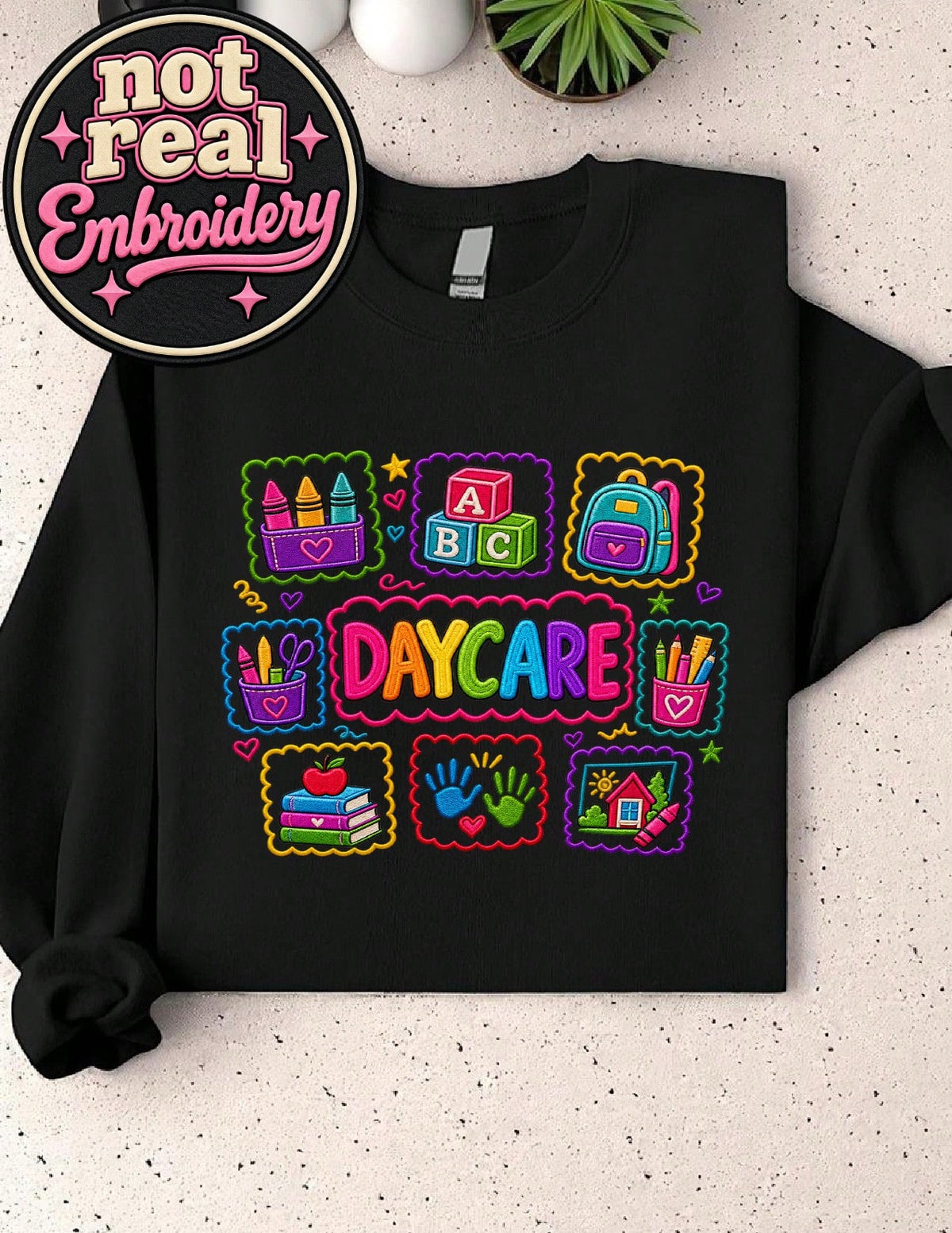 Teacher Team Daycare Crew (DTF Graphic) Sweatshirt