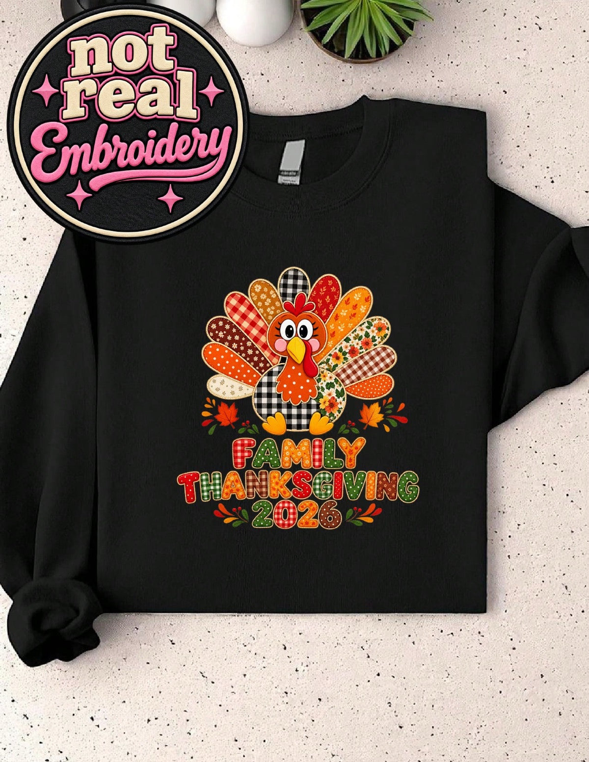 2026 Family Thanksgiving Turkey (DTF Graphic) Sweatshirt