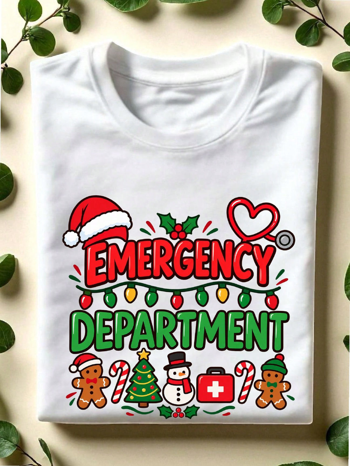 Emergency Department Christmas T-Shirt
