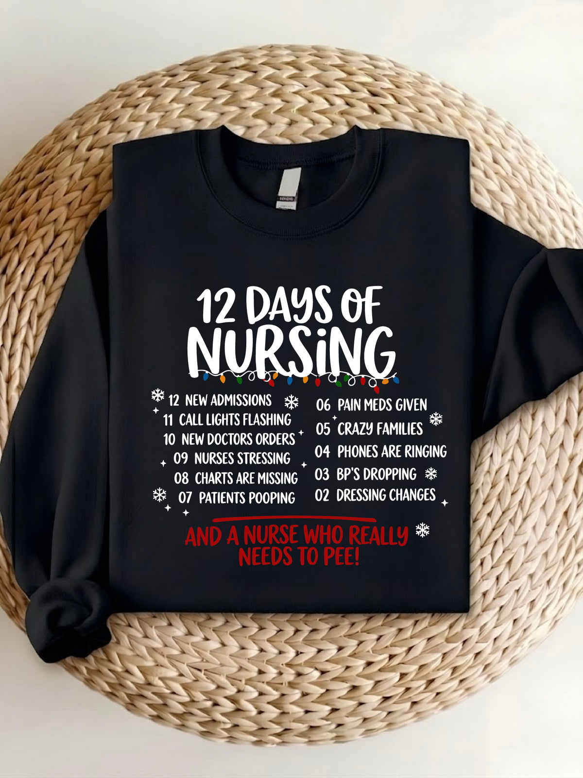 12 Days Of Nursing T-Shirt, Sweatshirt, Hoodie
