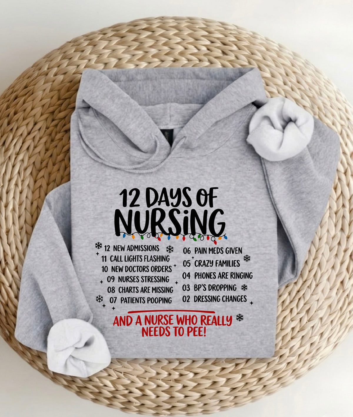 12 Days Of Nursing T-Shirt, Sweatshirt, Hoodie