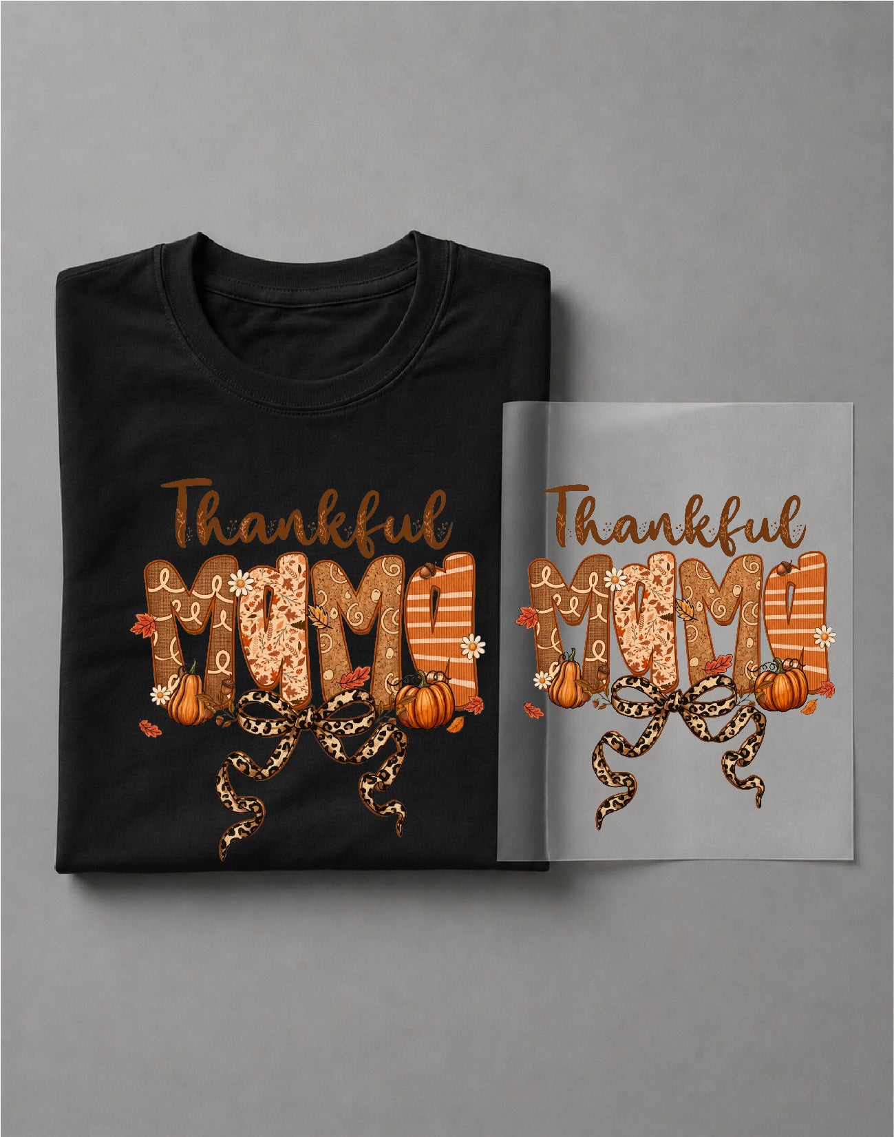 Thankful Mama Shirt – Thanksgiving Mom Graphic Tee, Fall Mommy Shirt, Grateful Mama Shirt DTF-19