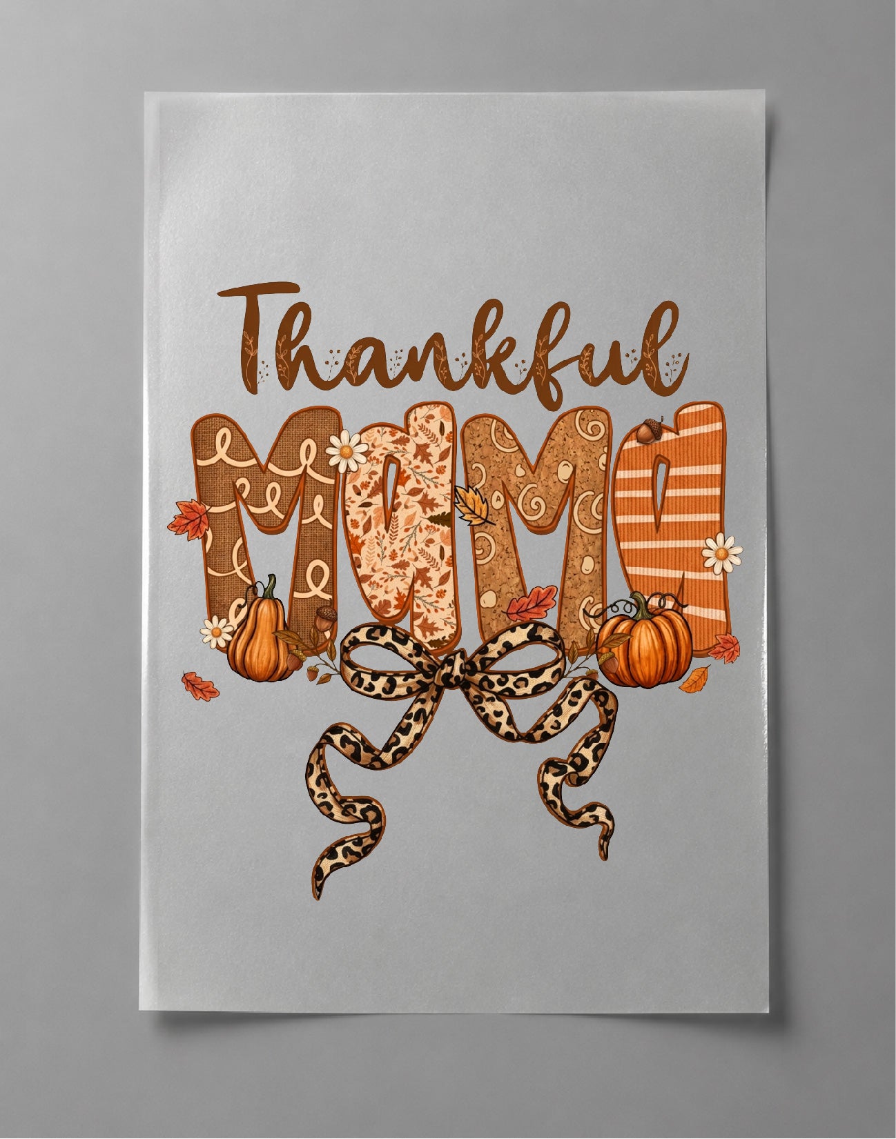 Thankful Mama Shirt – Thanksgiving Mom Graphic Tee, Fall Mommy Shirt, Grateful Mama Shirt DTF-19